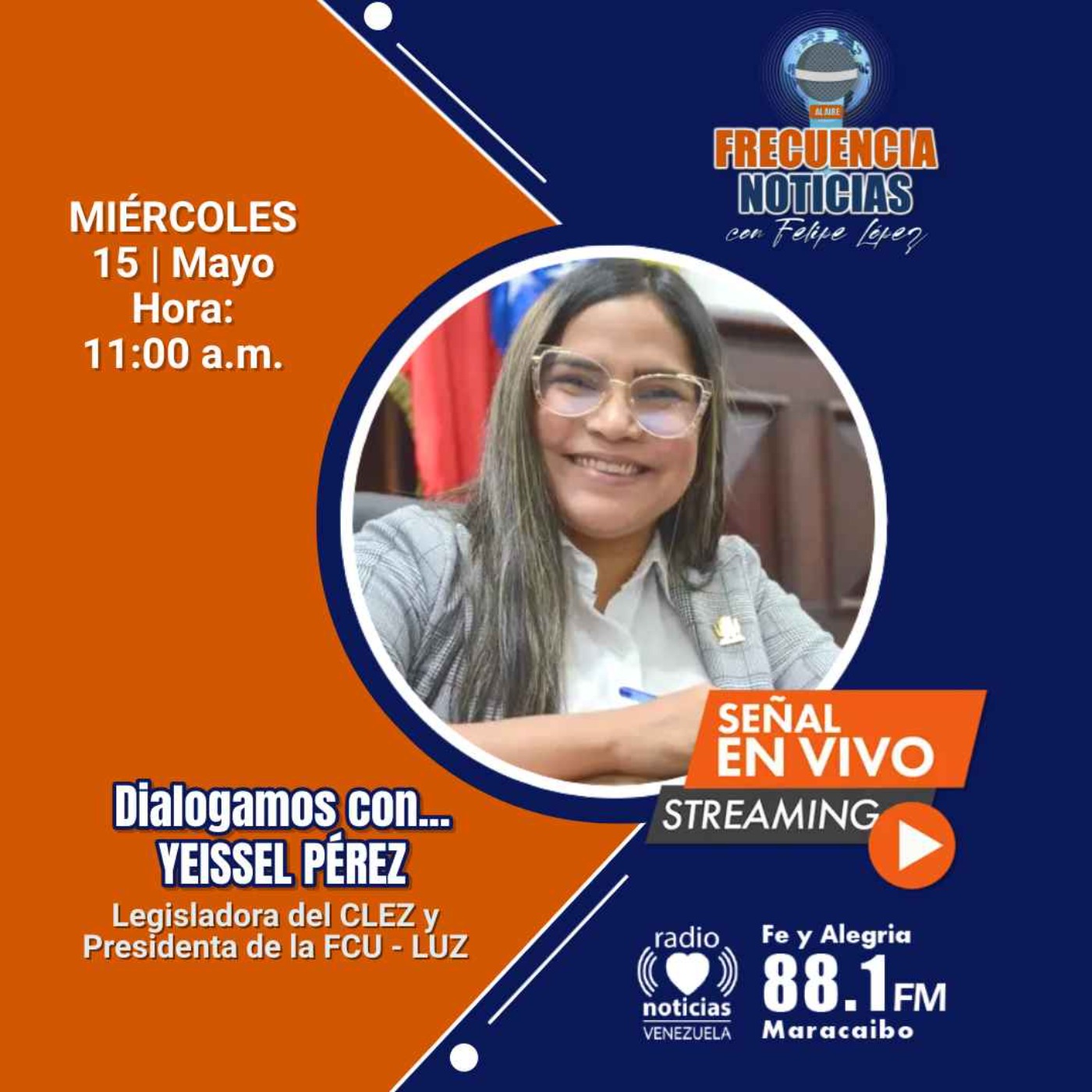 Frecuencia Noticias 515 - Yeissel Pérez: Los Jóvenes vamos a cambiar a Venezuela con el voto episode artwork
