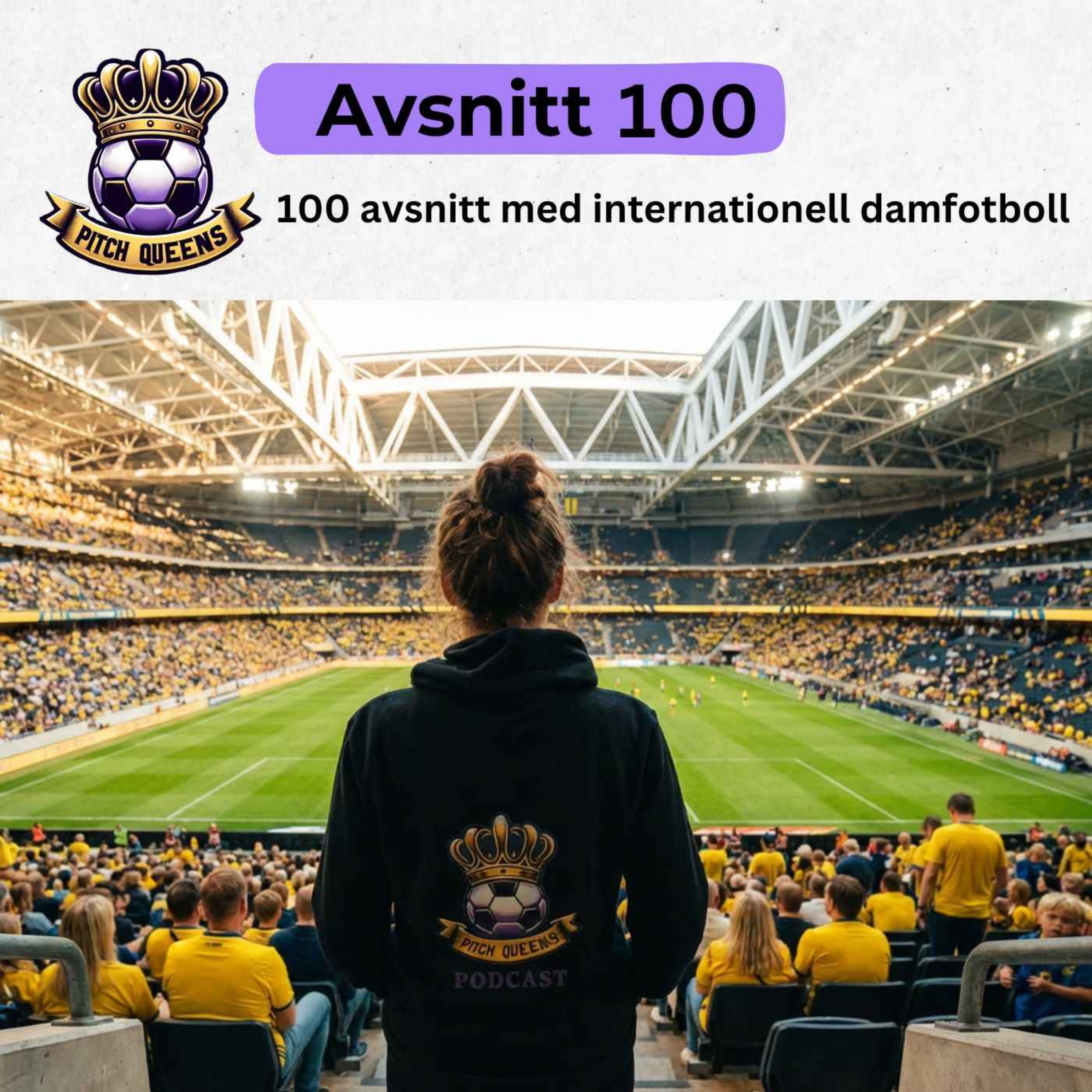 100. Hundra avsnitt med internationell fotboll