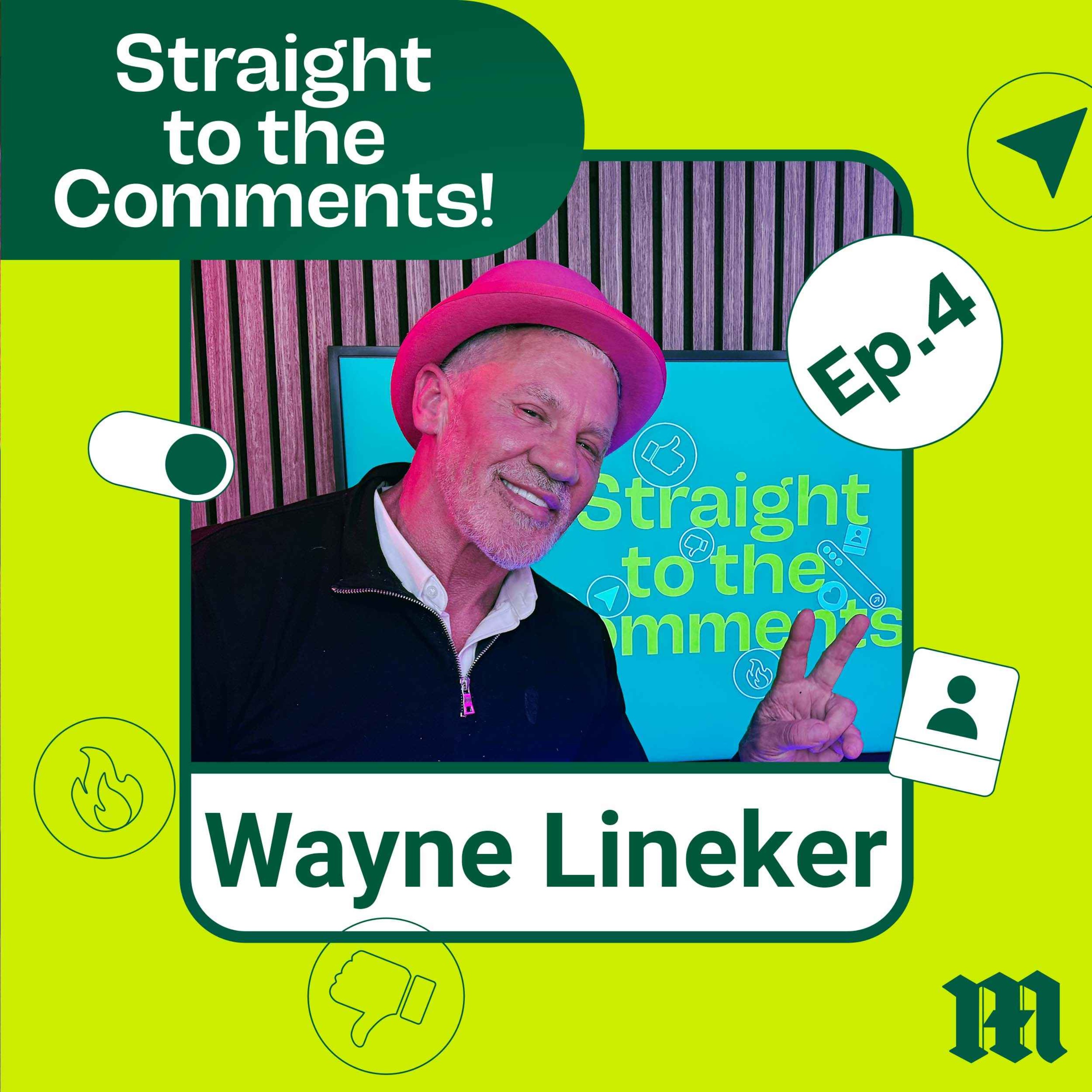 cover art for Wayne Lineker, the most photographed person in the world