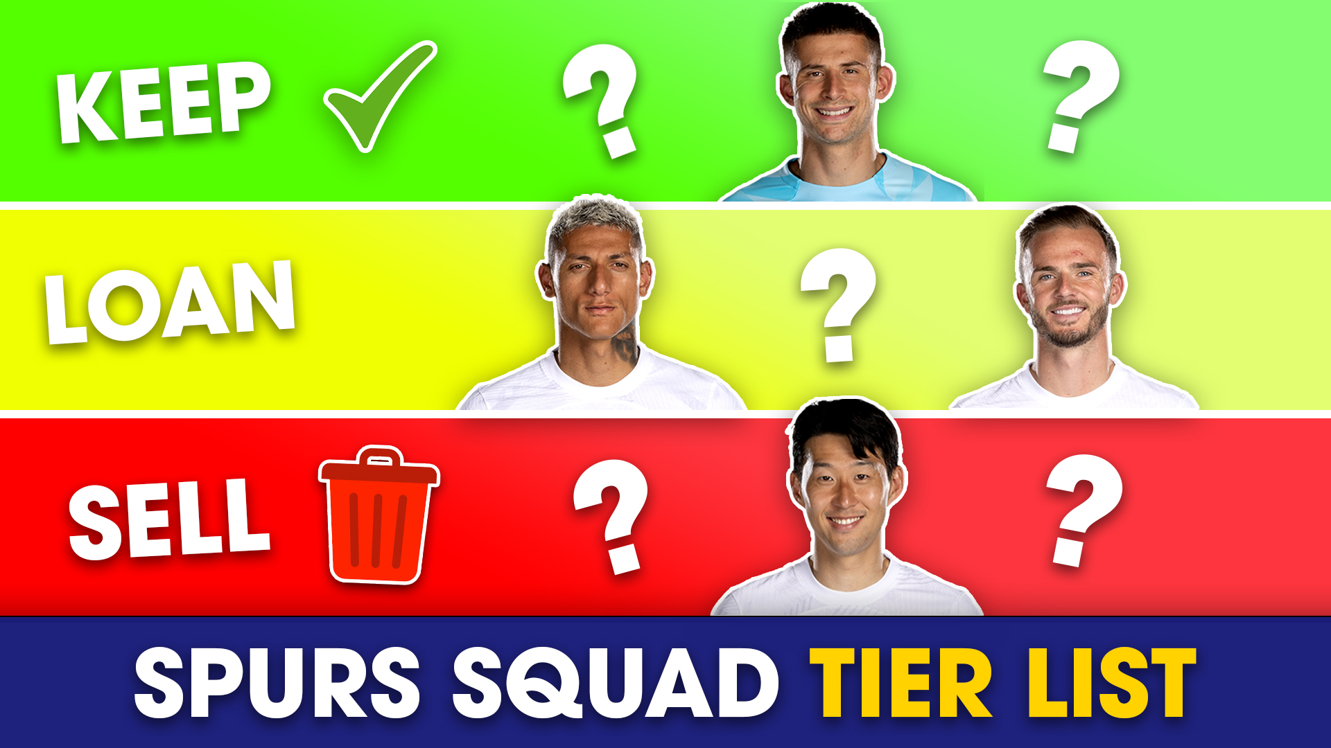 KEEP, LOAN OR SELL! • Tottenham Squad 23/24 episode artwork