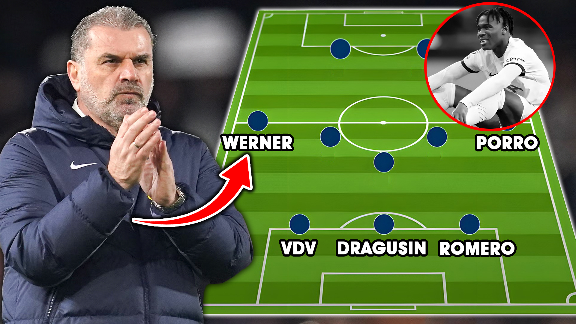 Werner Left Wing Back?! 4 Ways To Deal With Udogies Injury! [POTENTIAL LINEUP] episode artwork