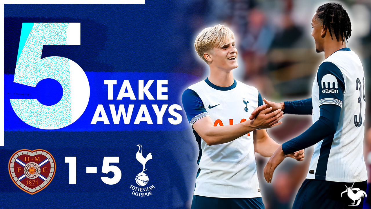 Chef Bergvall Is COOKING! Hearts 1-5 Tottenham [5 TAKE AWAYS] episode artwork