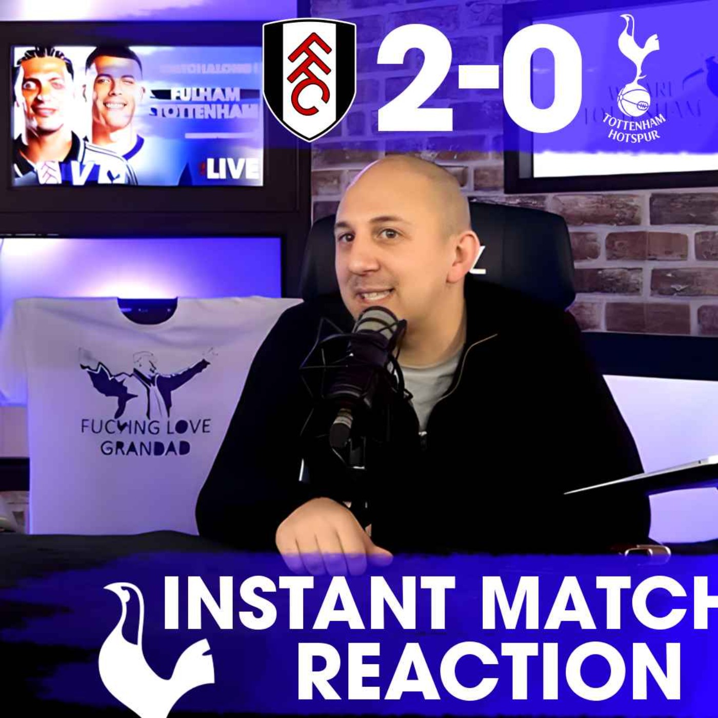 EMBARASSED BY RYAN F******* SESSEGNON! Fulham 2-0 Tottenham [INSTANT MATCH REACTION] episode artwork