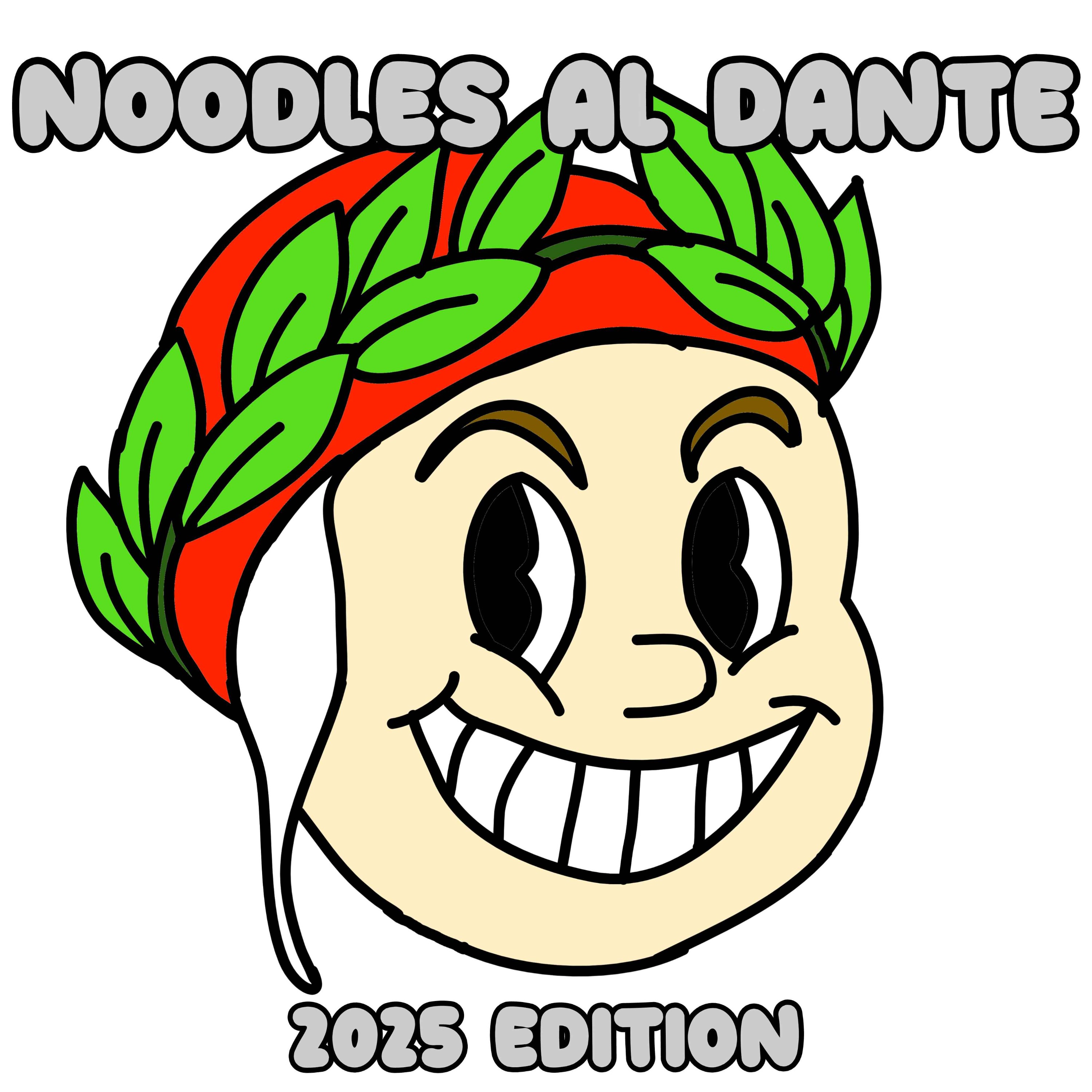 Tyler's other show! NOODLES AL DANTE! episode artwork