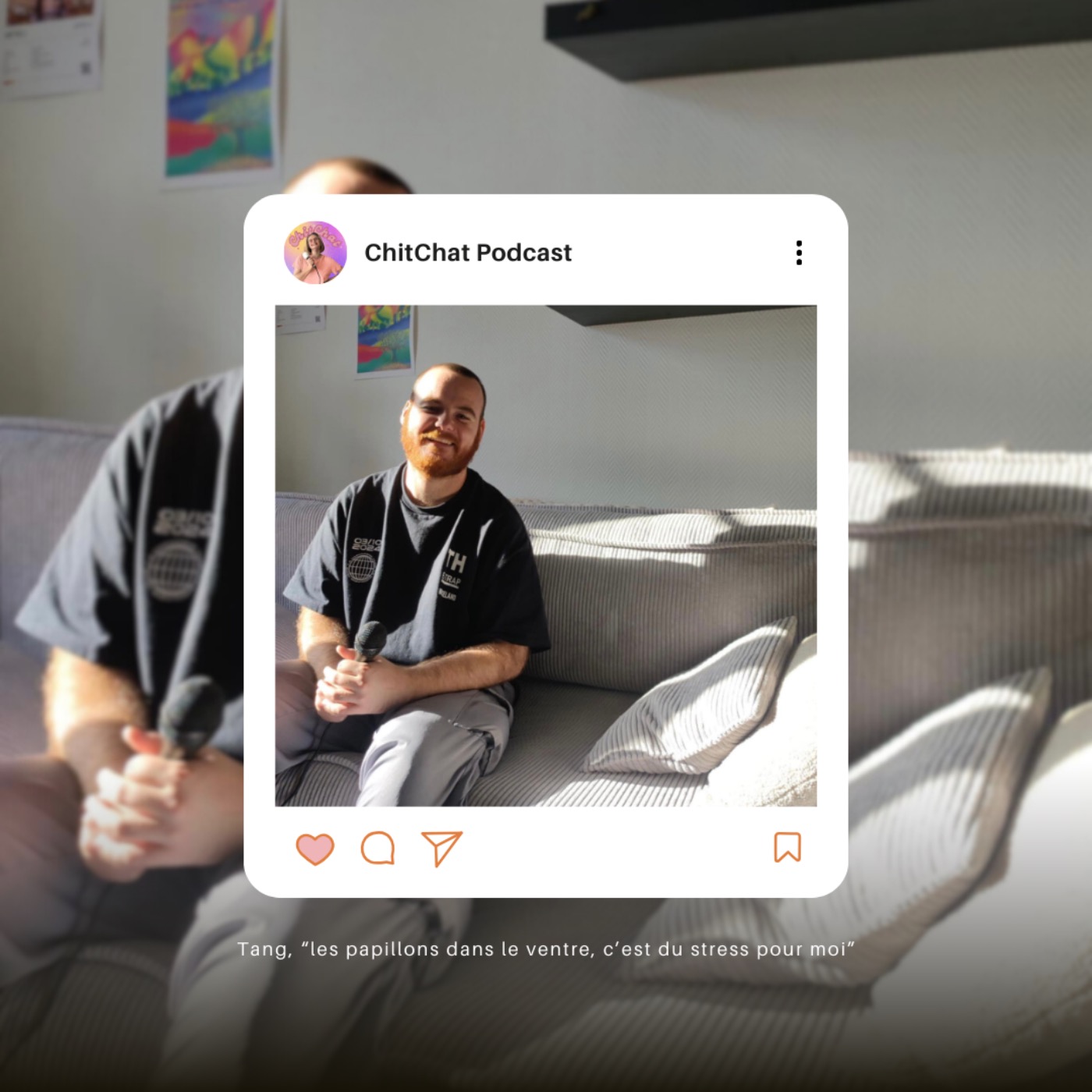 Tang, "les papillons dans le ventre c'est du stress pour moi"