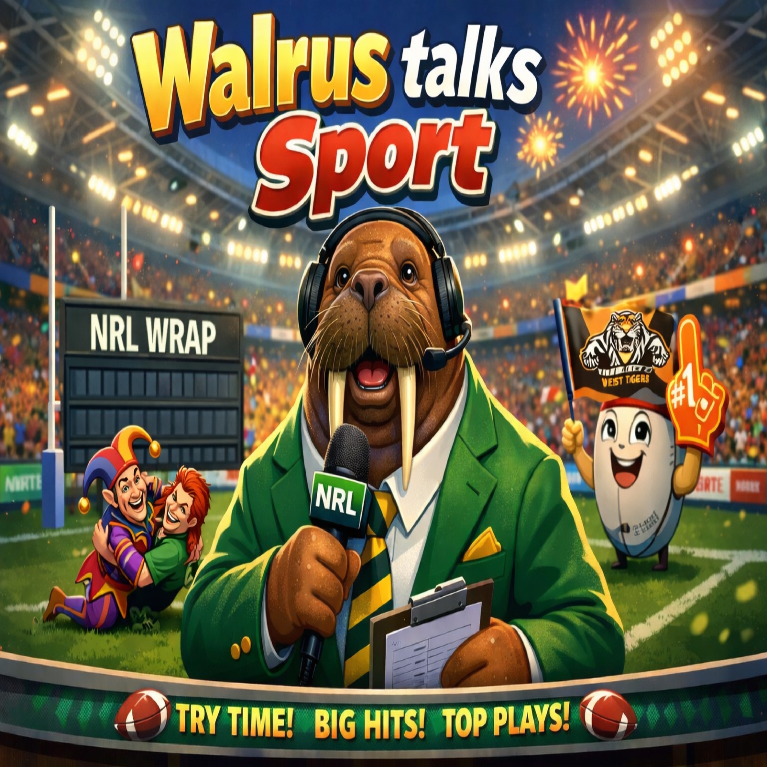 NRL Rd 13 wrap - Walrus and G.nuts episode artwork