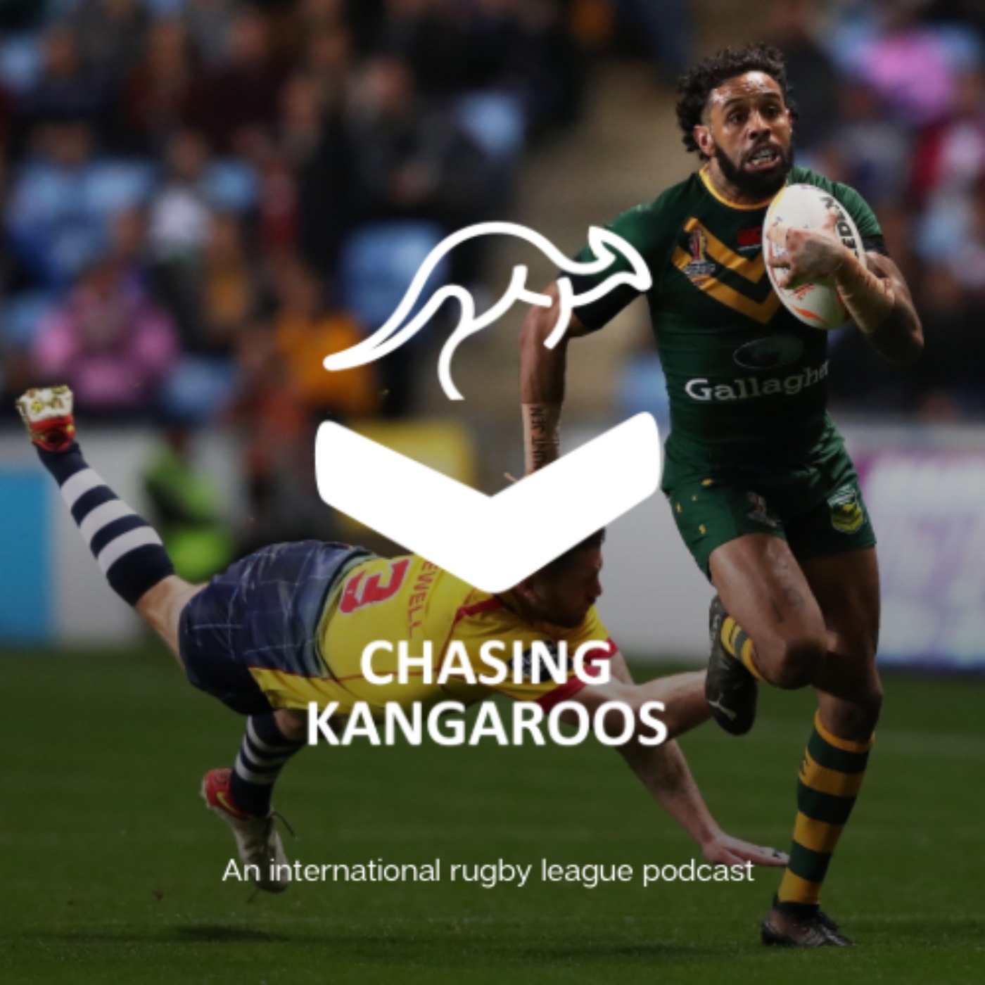 cover art for Chasing Kangaroos | What if the NRL bought Super League?