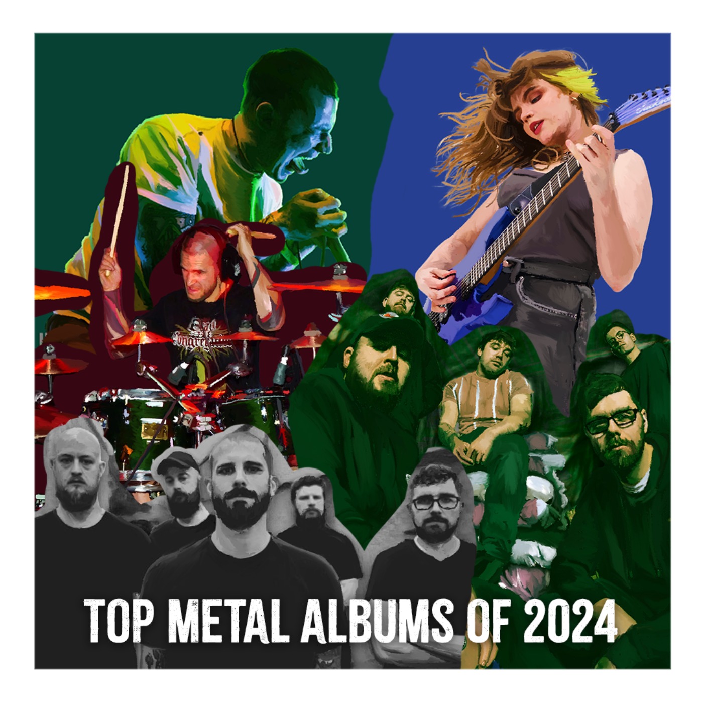 Top Metal albums of 2024 w/ Conor of LaVein, Steve of Grey Stag & Jason of Uragh episode artwork