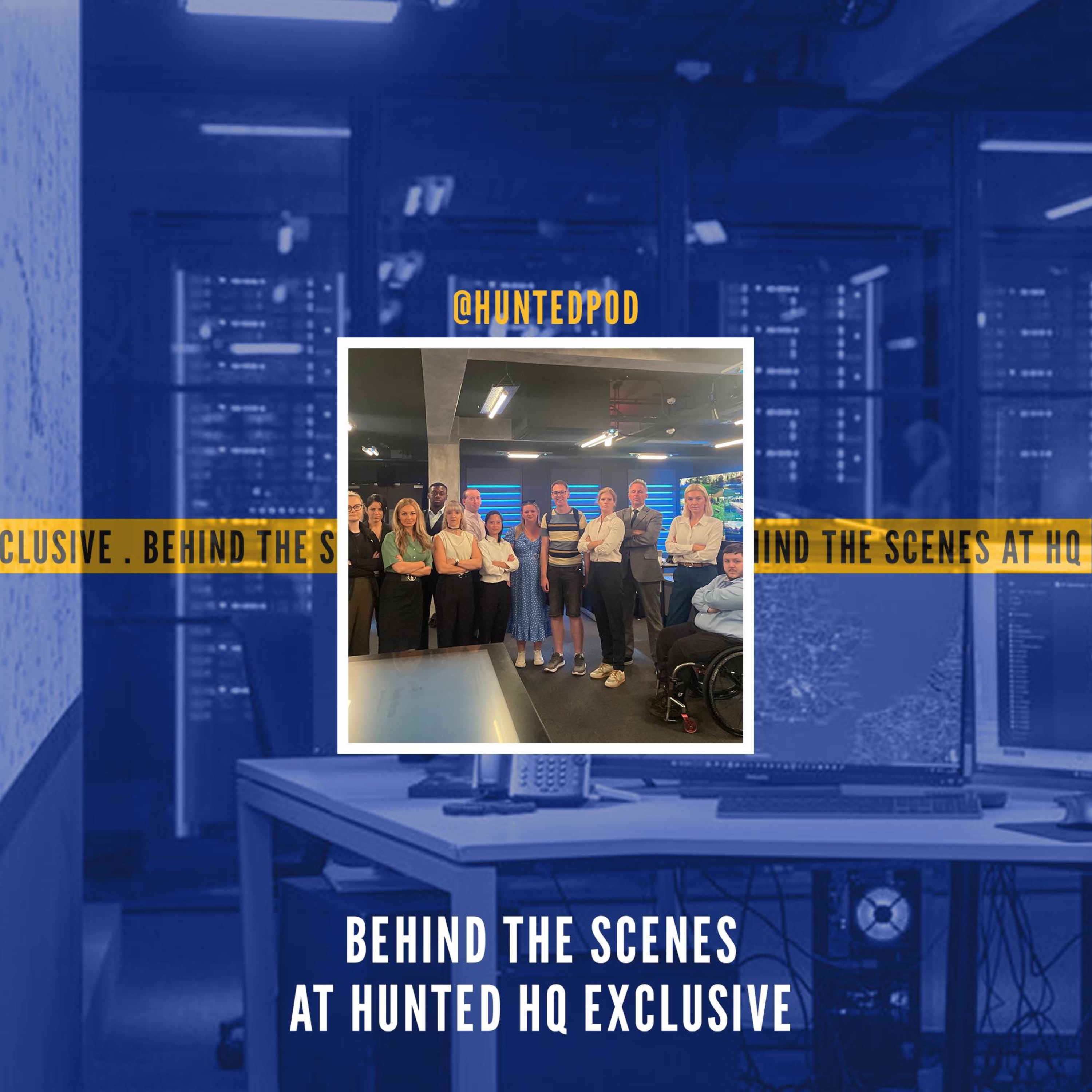 We go BEHIND THE SCENES at Hunted HQ | PART ONE episode artwork