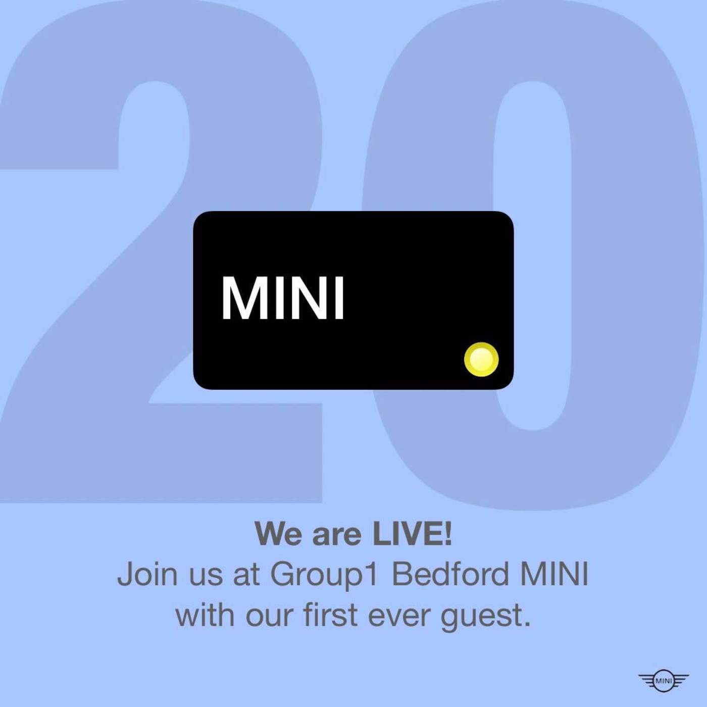 We are LIVE!