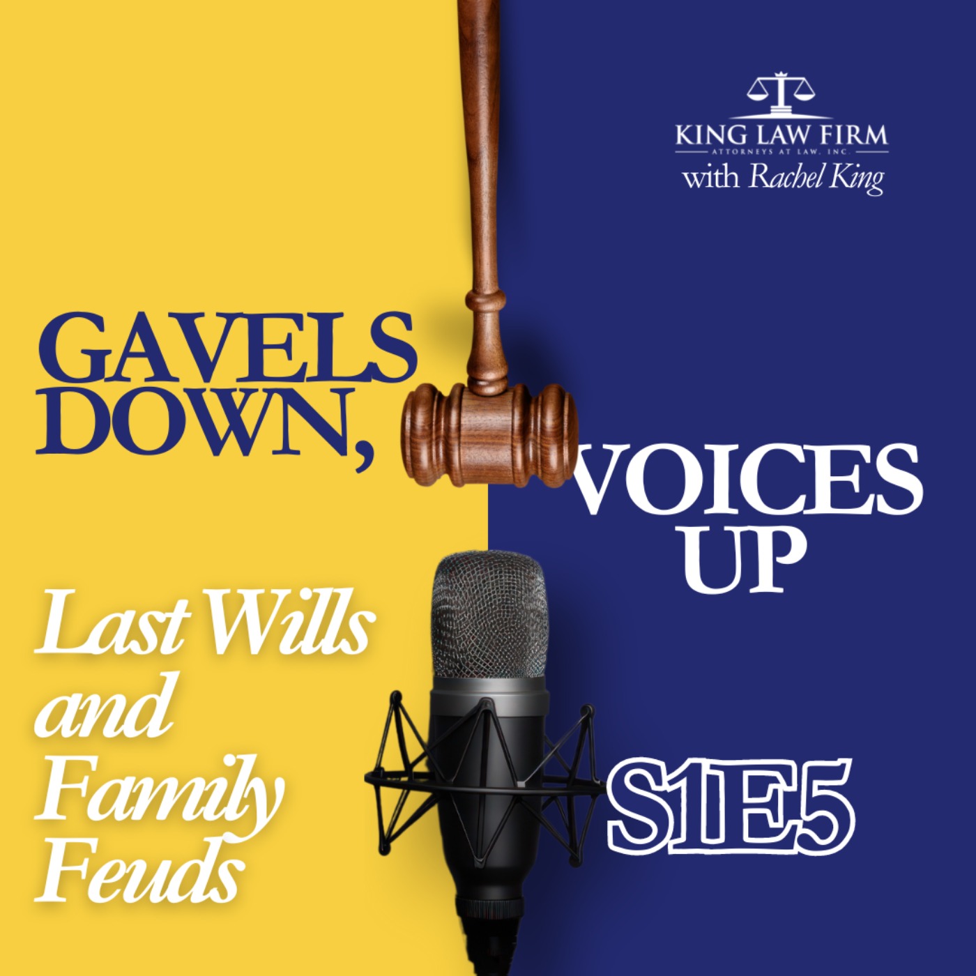 Gavels Down, Voices Up with Attorney Rachel King - Divorce Expert and Family Law