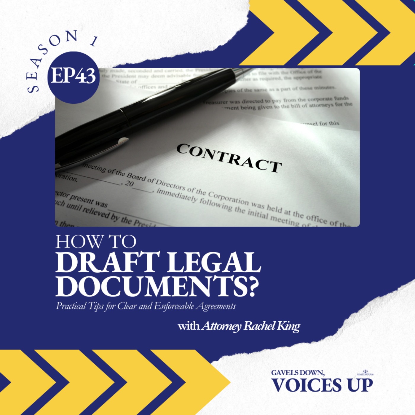 Gavels Down, Voices Up with Attorney Rachel King - Divorce Expert and Family Law