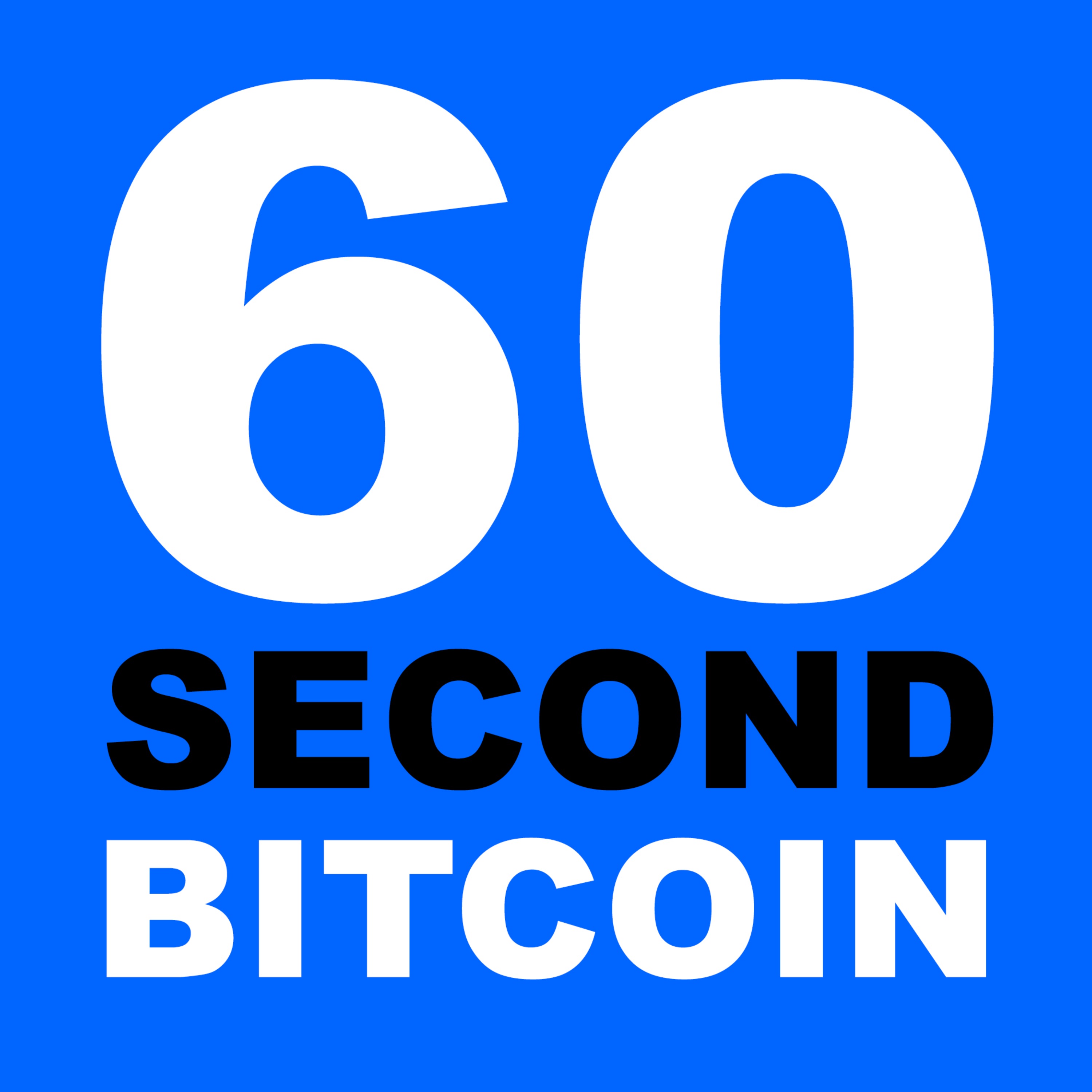 60 Second Bitcoin podcast artwork