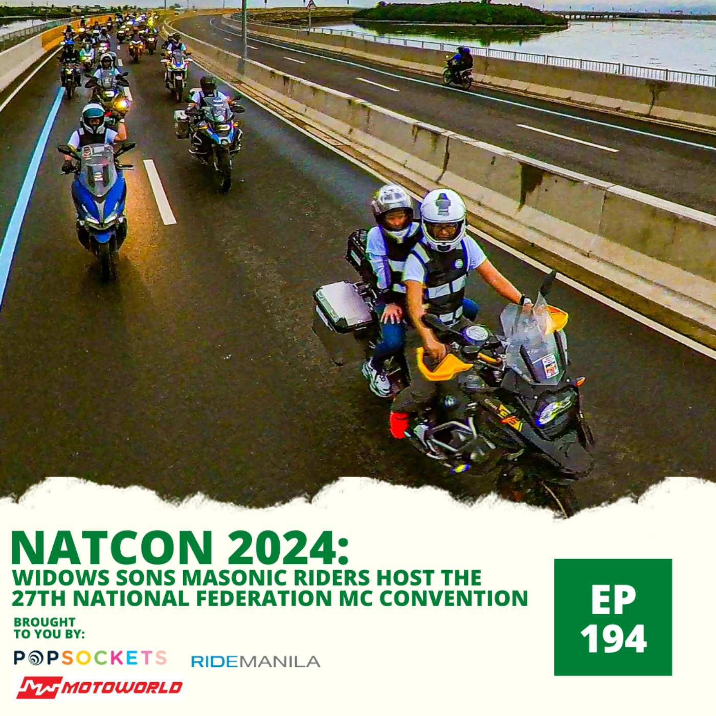 cover art for Ep. 194: Natcon 2024: Widows Sons Masonic Riders Host the 27th National Federation MC Convention
