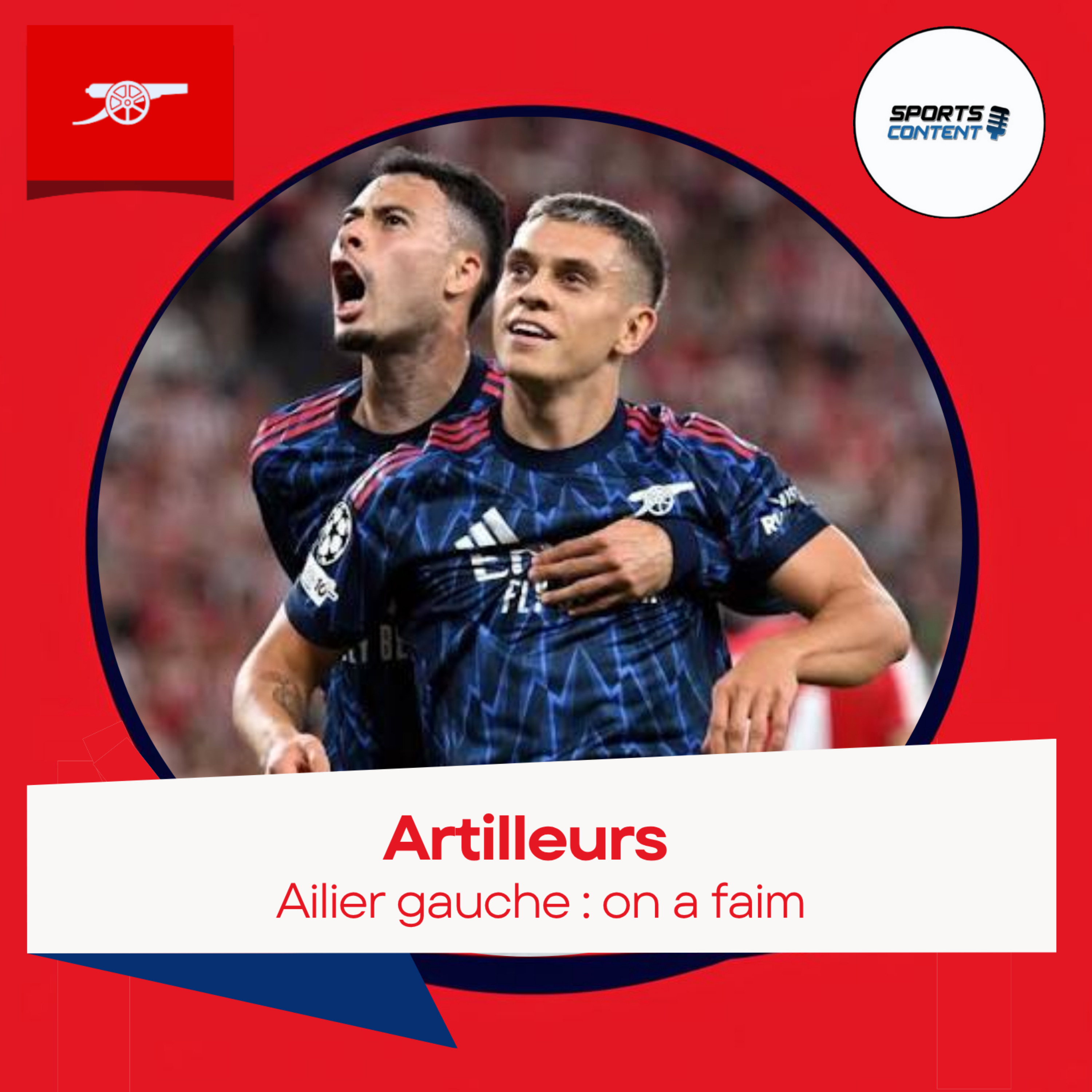 Ailier gauche : on a faim
