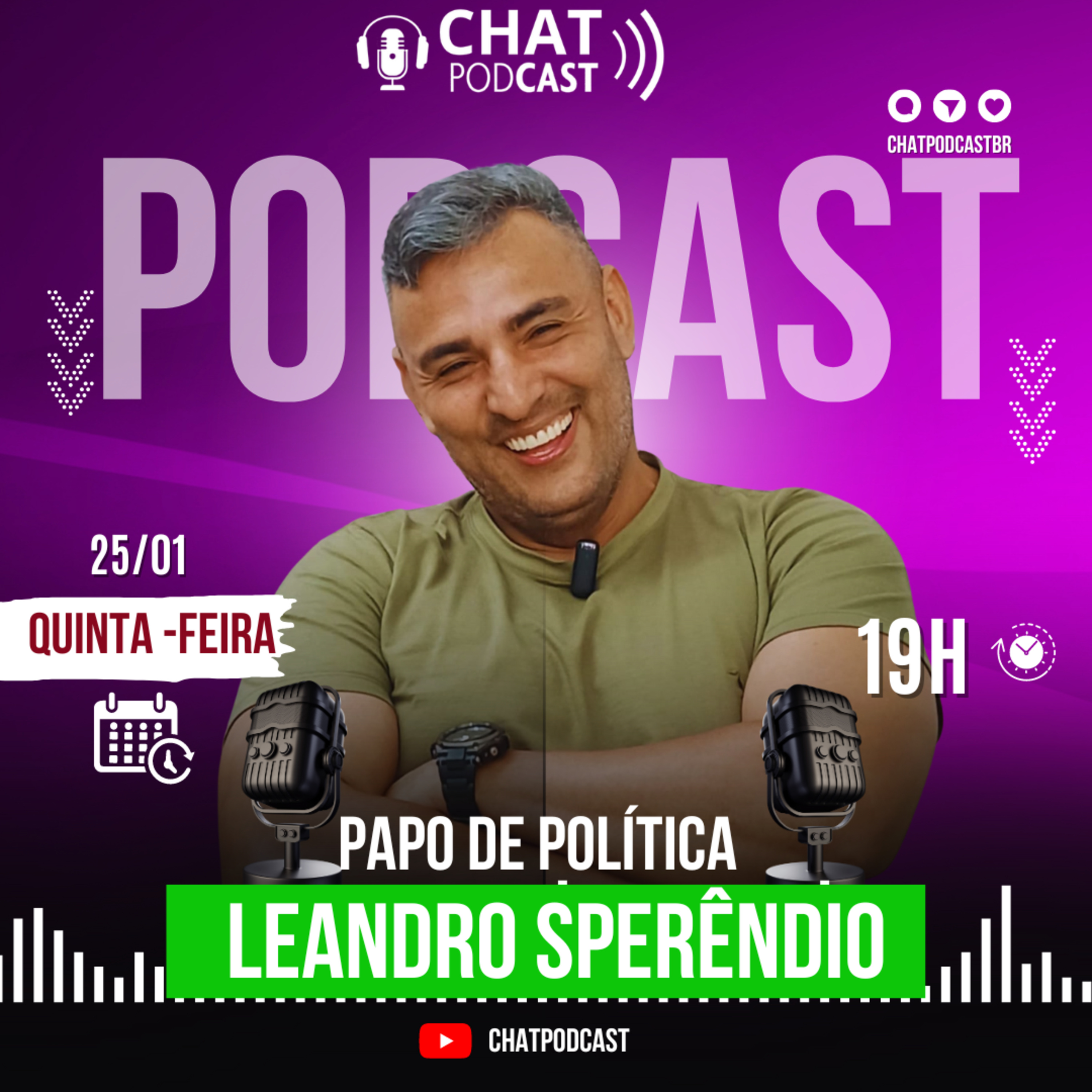Papo de Política - Leandro Sperêndio episode artwork