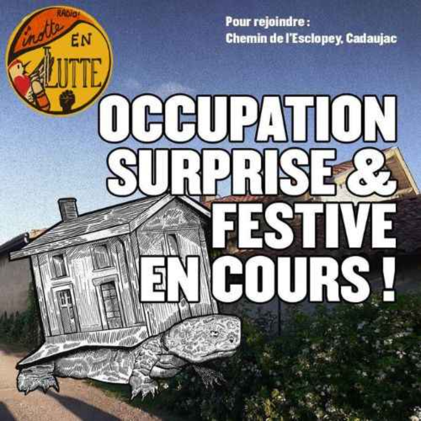 Manifestation anti-LGV – La Linotte en lutte