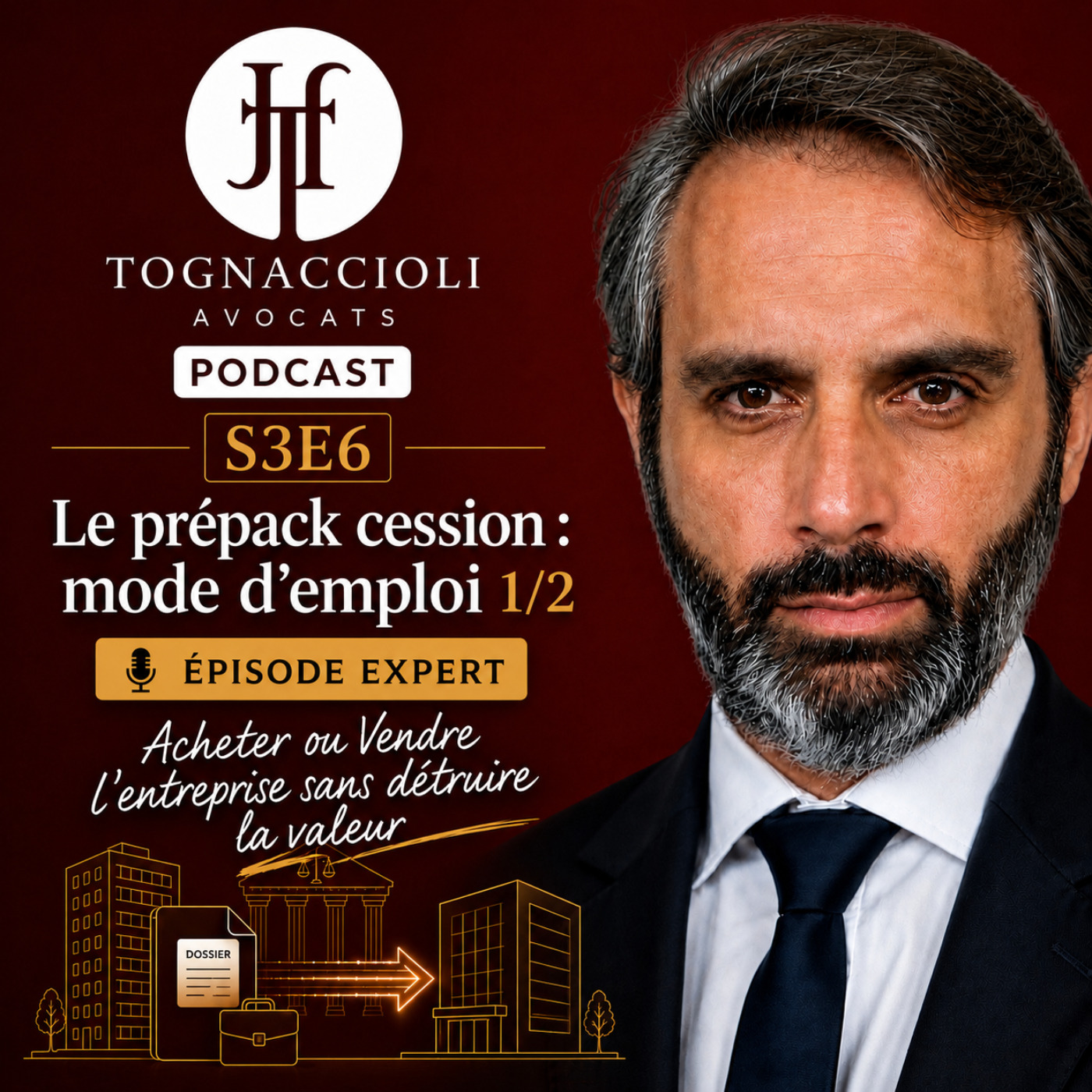 Pochette de l'épisode Le prepack-cession : mode d'emploi (1/2)