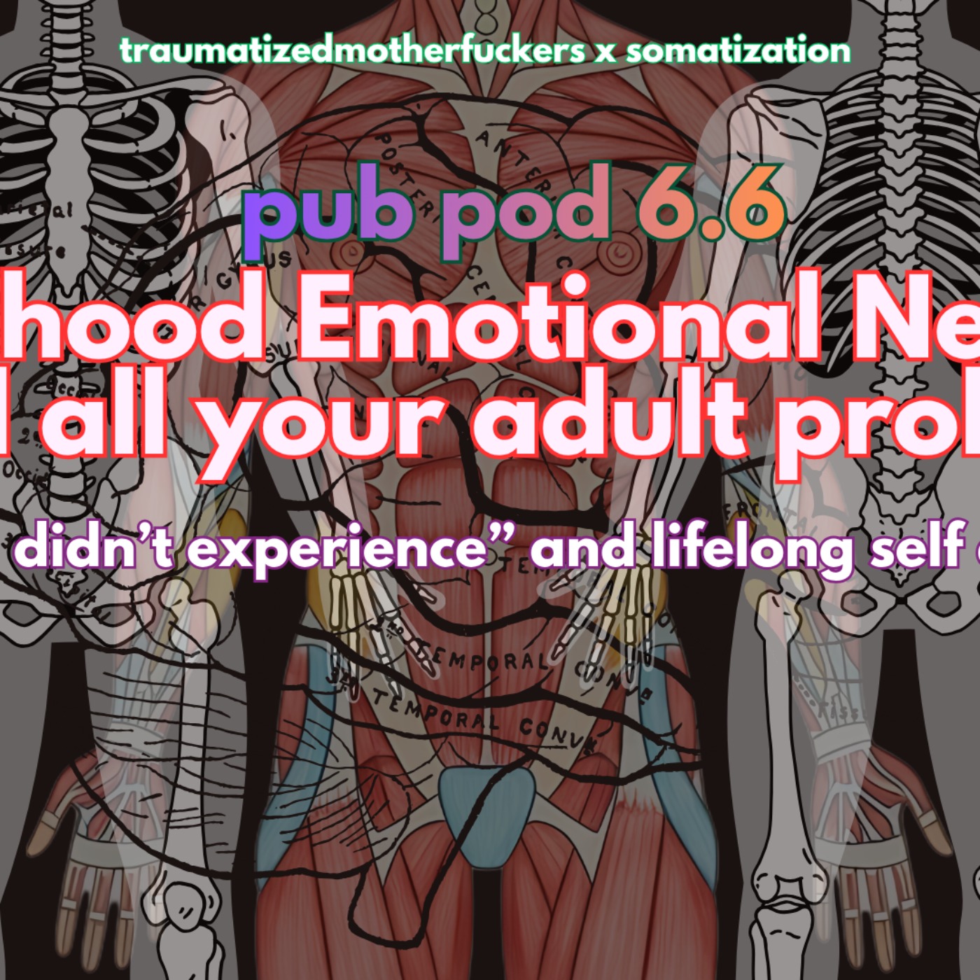 Pub Pod 6.6: Childhood Emotional Neglect, Somatization, and all your adult problems episode artwork