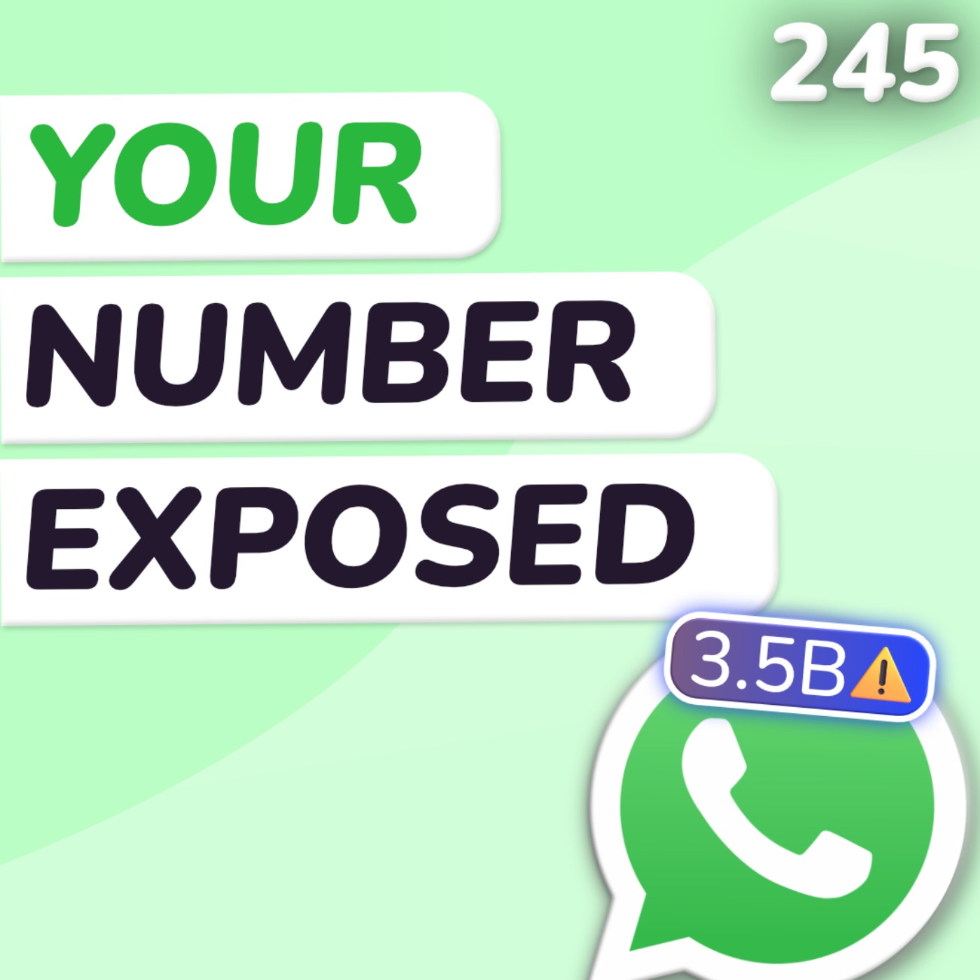 WhatsApp Leaked 3.5 BILLION Numbers