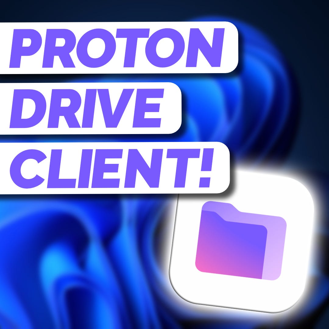 Proton Drive's First Desktop Client Arrives! - SR142 - podcast episode cover