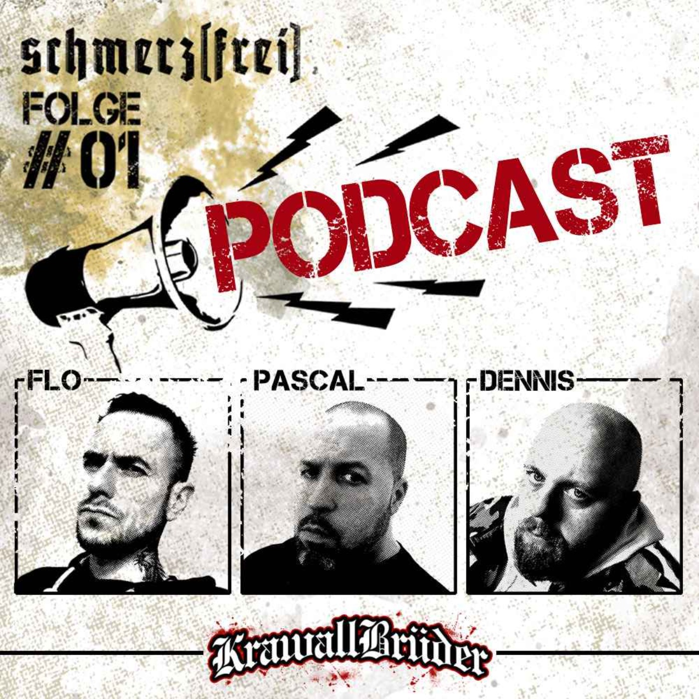 cover art for schmerz[frei] - Der KrawallBrüder Podcast | Folge 1