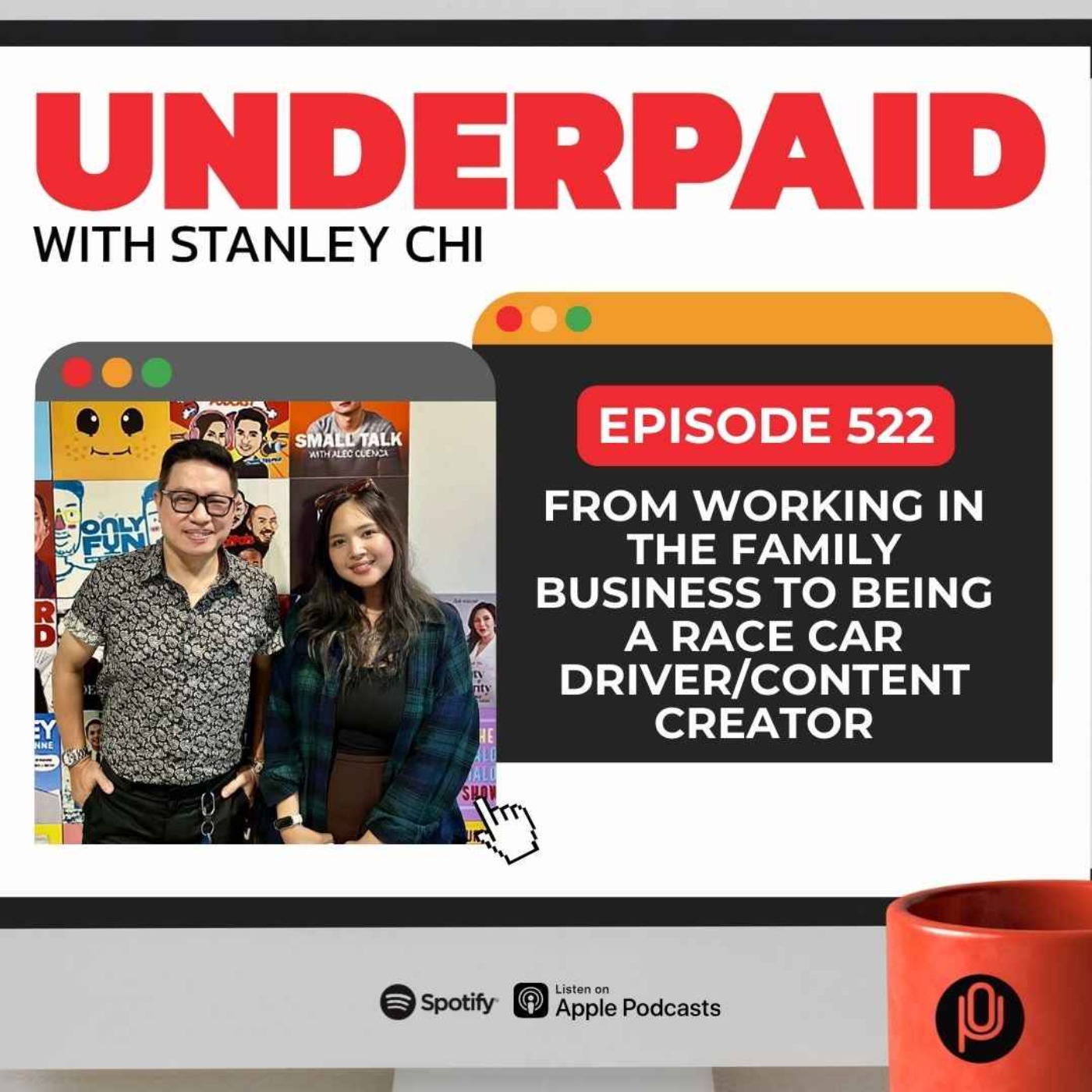 Episode 522: From working in the family business to being a race car driver/content creator