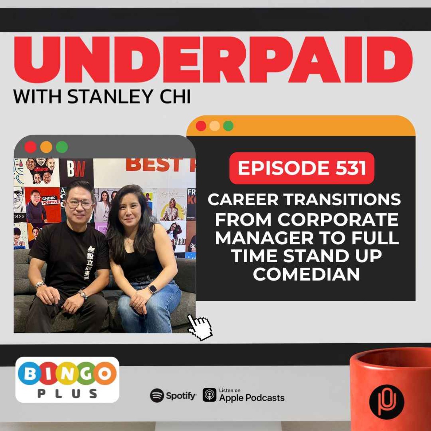 Episode 531: Career Transitions: From Corporate Manager to Full time Stand up Comedian