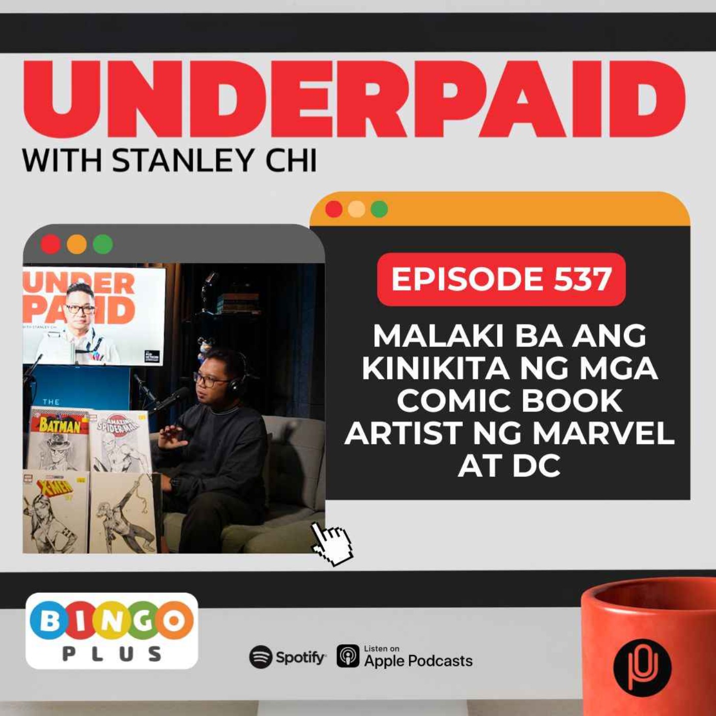 Episode 537: Malaki ba ang kinikita ng mga comic book artist ng Marvel at DC