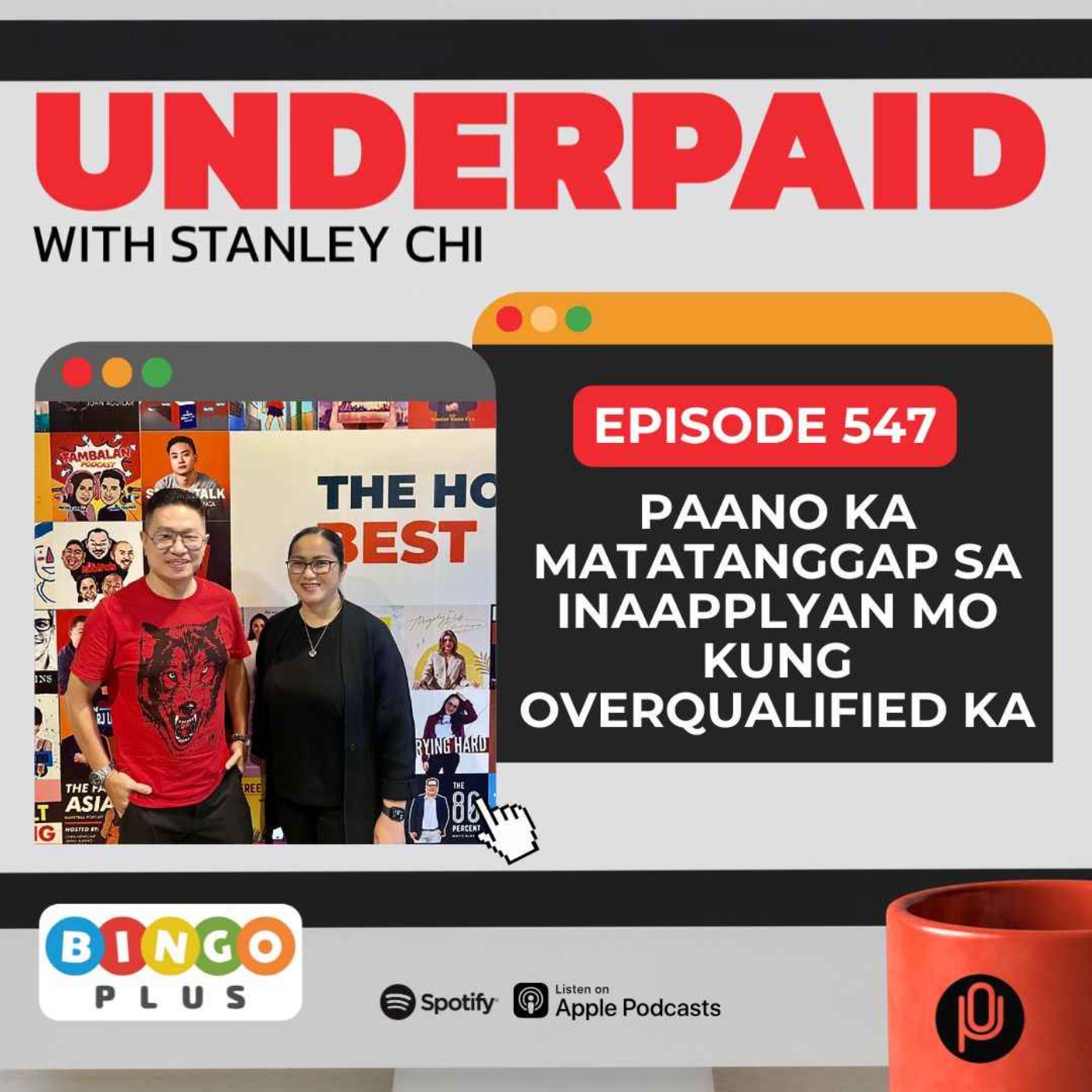 Episode 547: Paano ka matatanggap sa inaapplyan mo kung overqualified ka