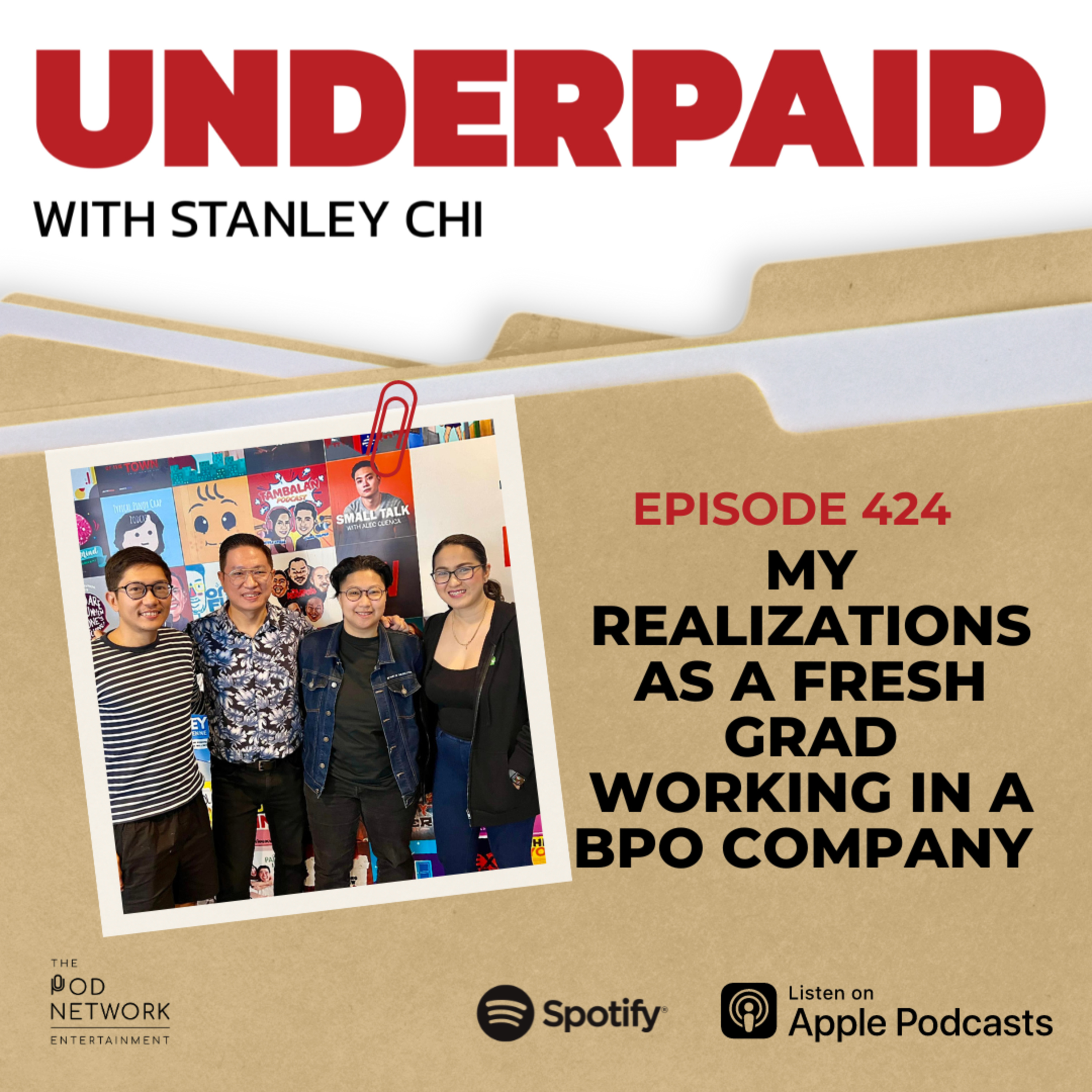 Episode 424: My realizations as a fresh grad working in a BPO company