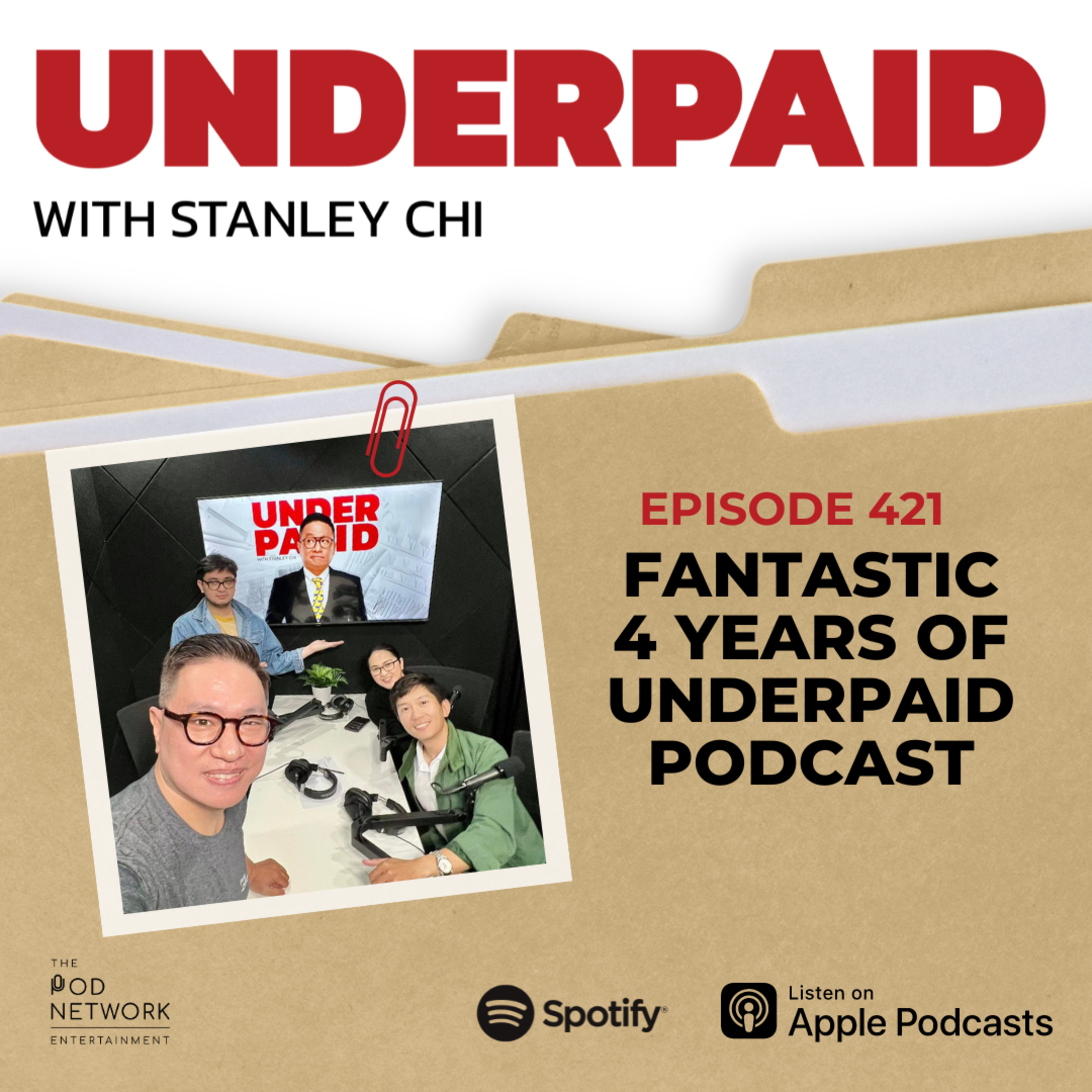 Episode 421: Fantastic 4 years of Underpaid Podcast