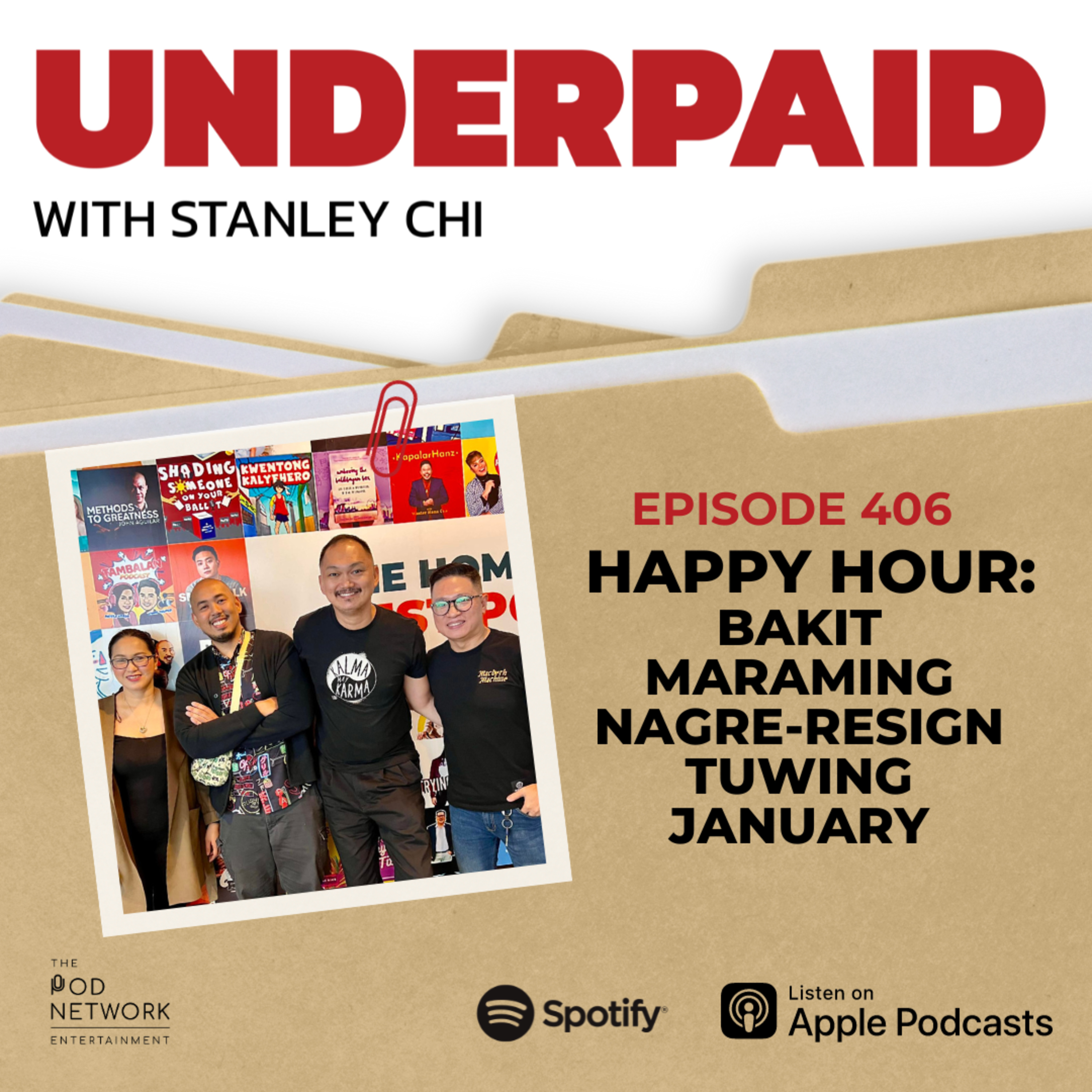 Episode 406: Happy Hour: Bakit maraming nagre-resign tuwing January