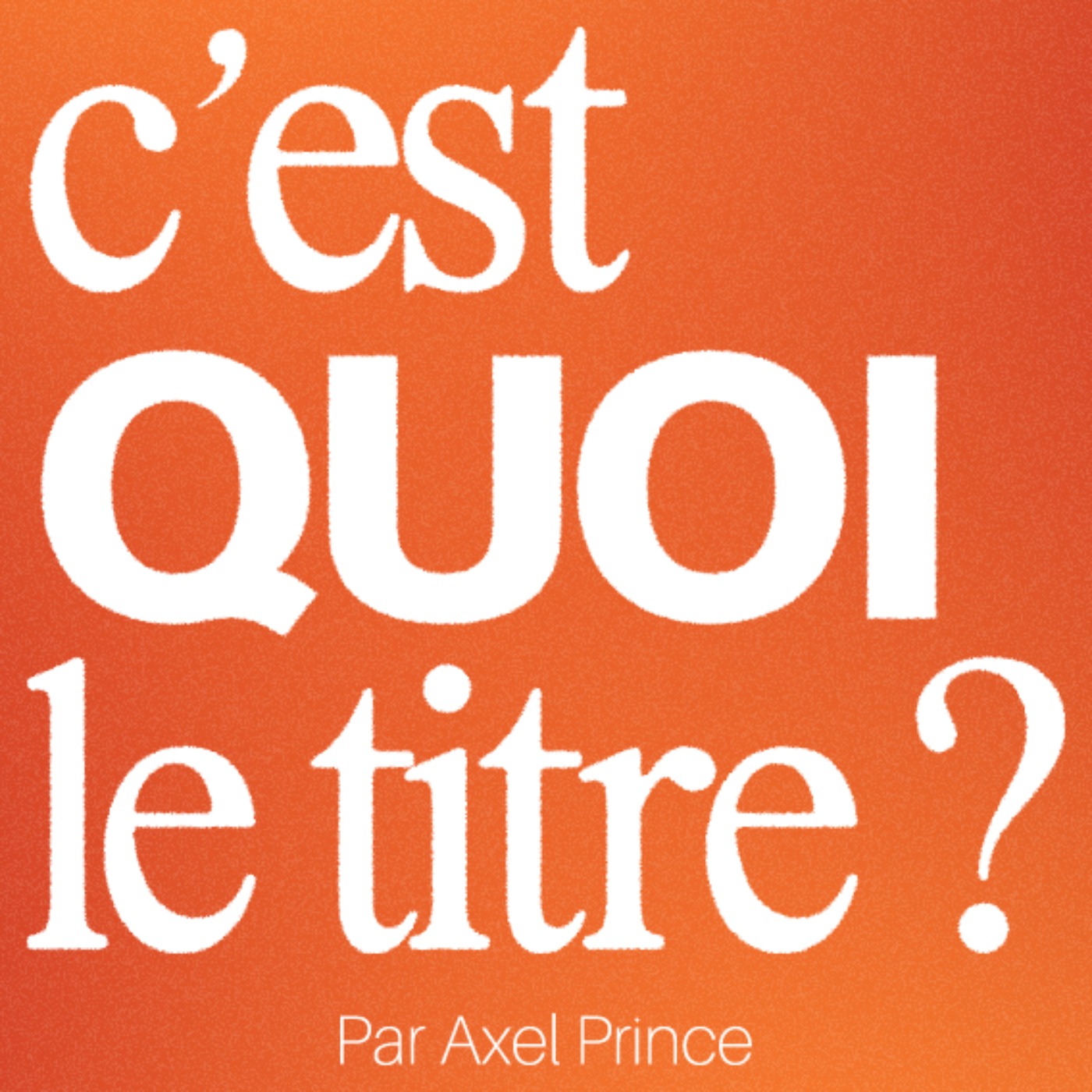 cover art for Notre Quête ! 