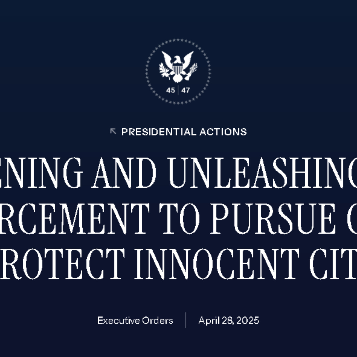 What President Trump Is Calling For Concerning Law Enforcement Is The Opposite Of The Constitution