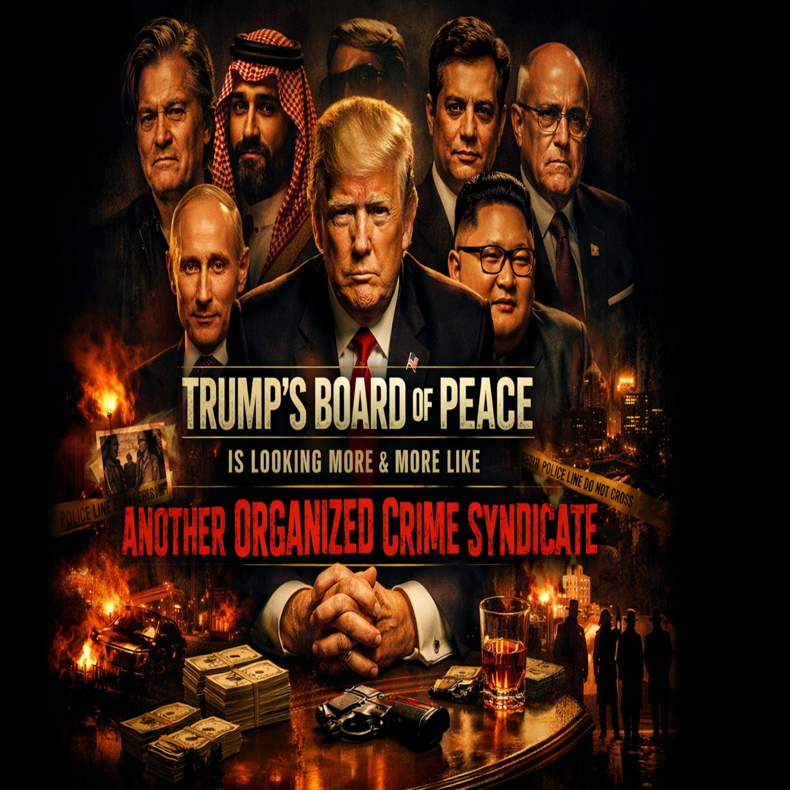 Trump's Board Of Peace Is Looking More & More Like Another Organized Crime Syndicate