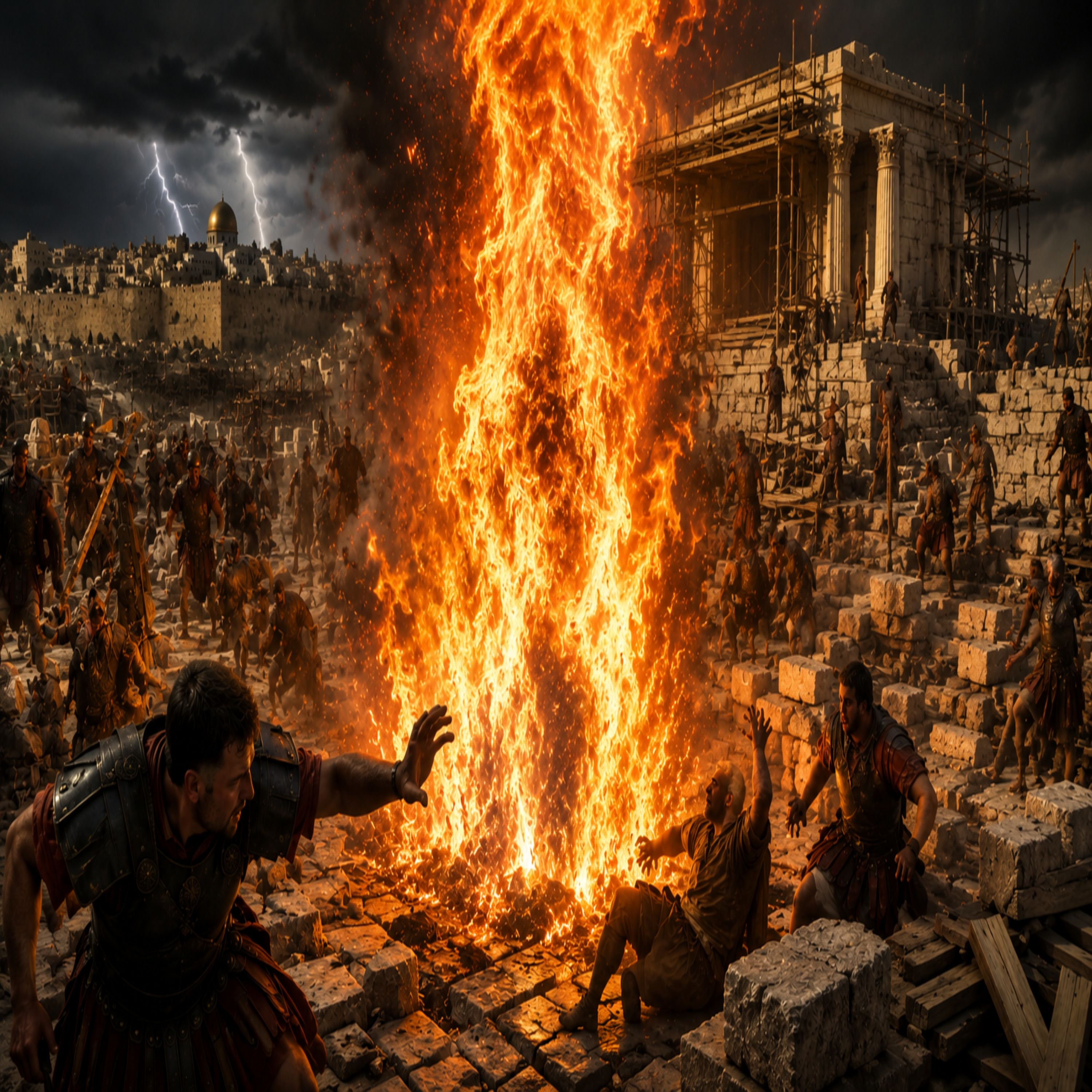 Fire From Below: How Attempts To Rebuild The Temple In Jerusalem Were Thwarted & For Good Reason! episode artwork