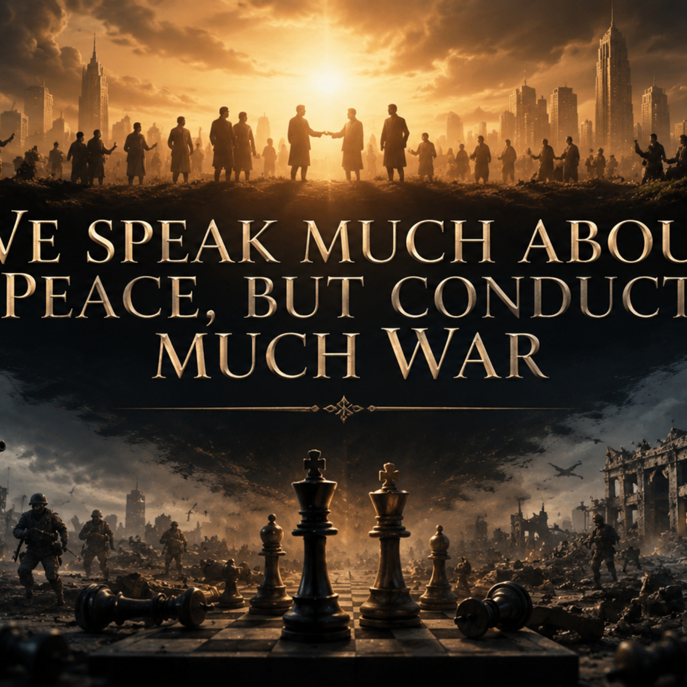 We Speak Much About Peace, But Conduct Much War episode artwork