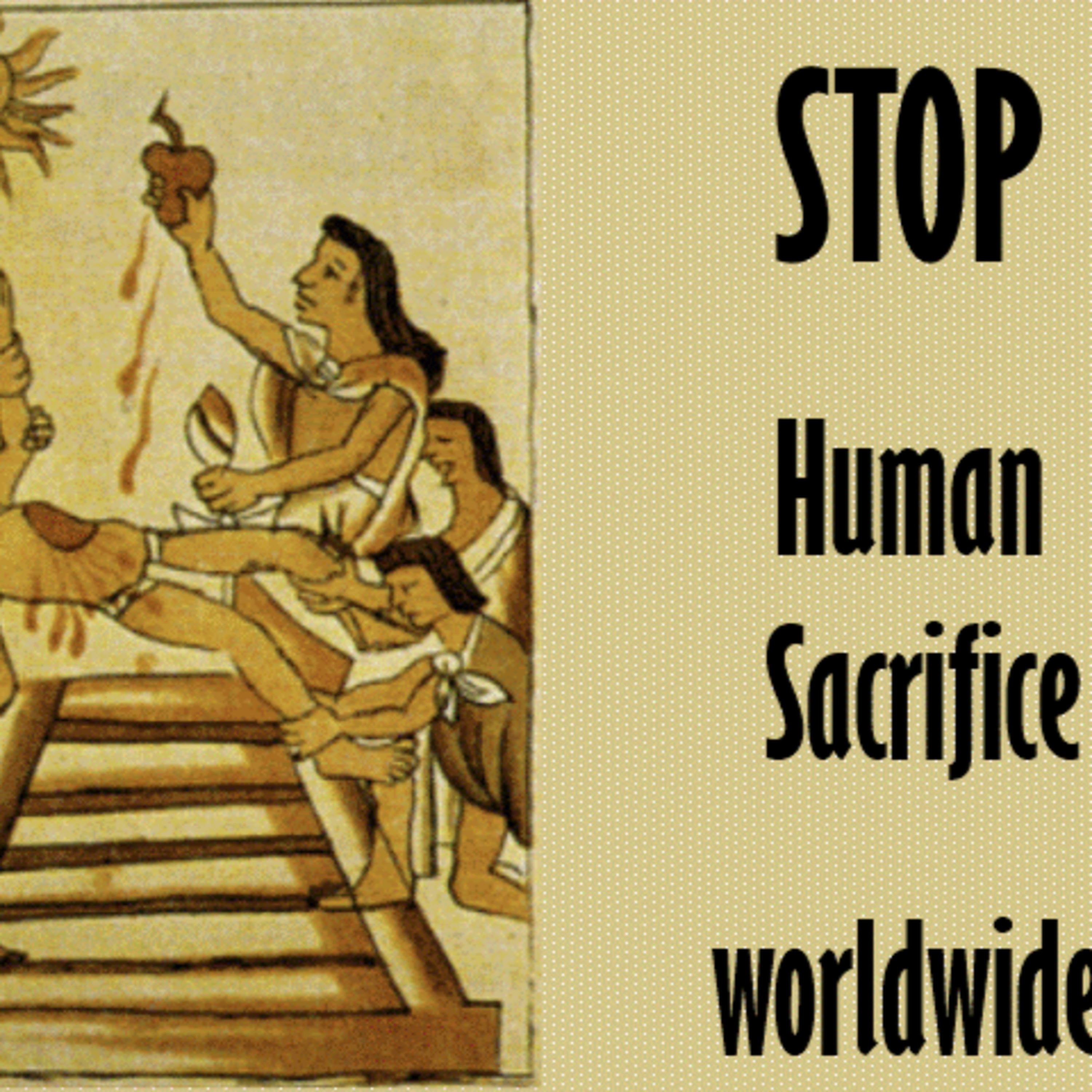 The Human Sacrifice Taking Place Across The Earth Can Only Be Stopped By The People
