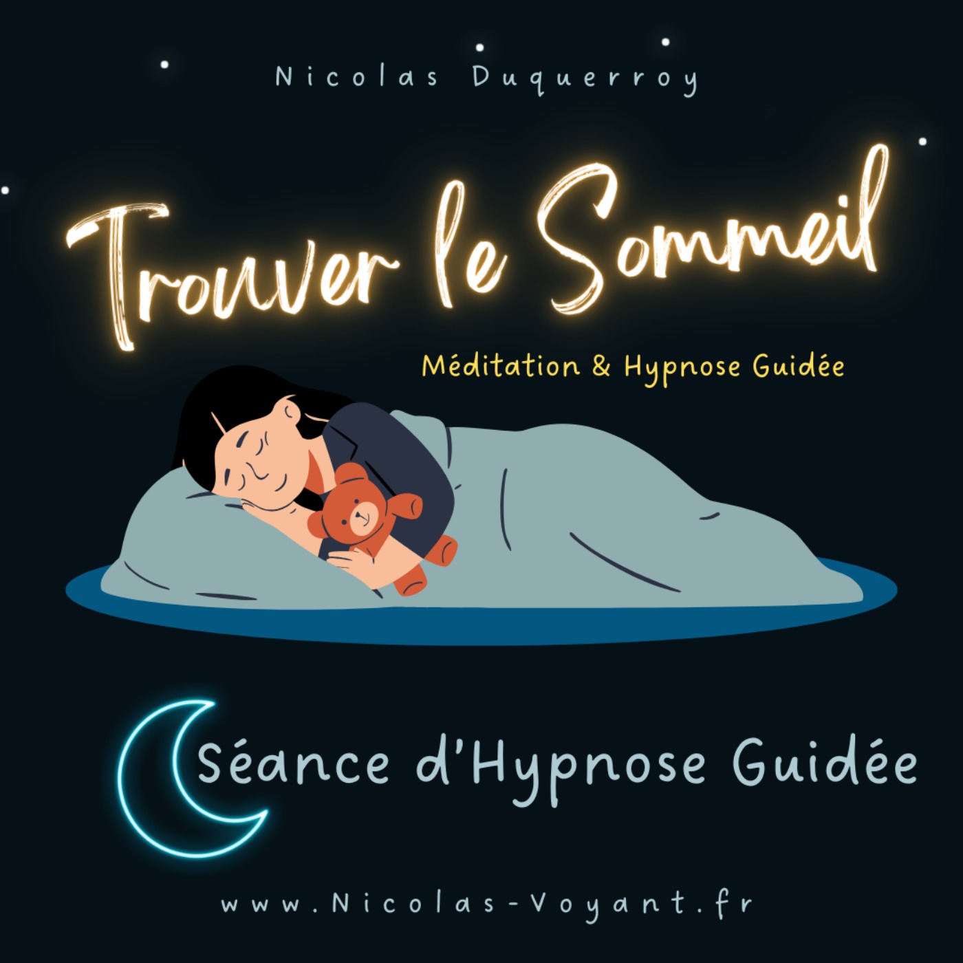 Insomnie Hypnose Sommeil pour lâcher prise et s'endormir rapidement