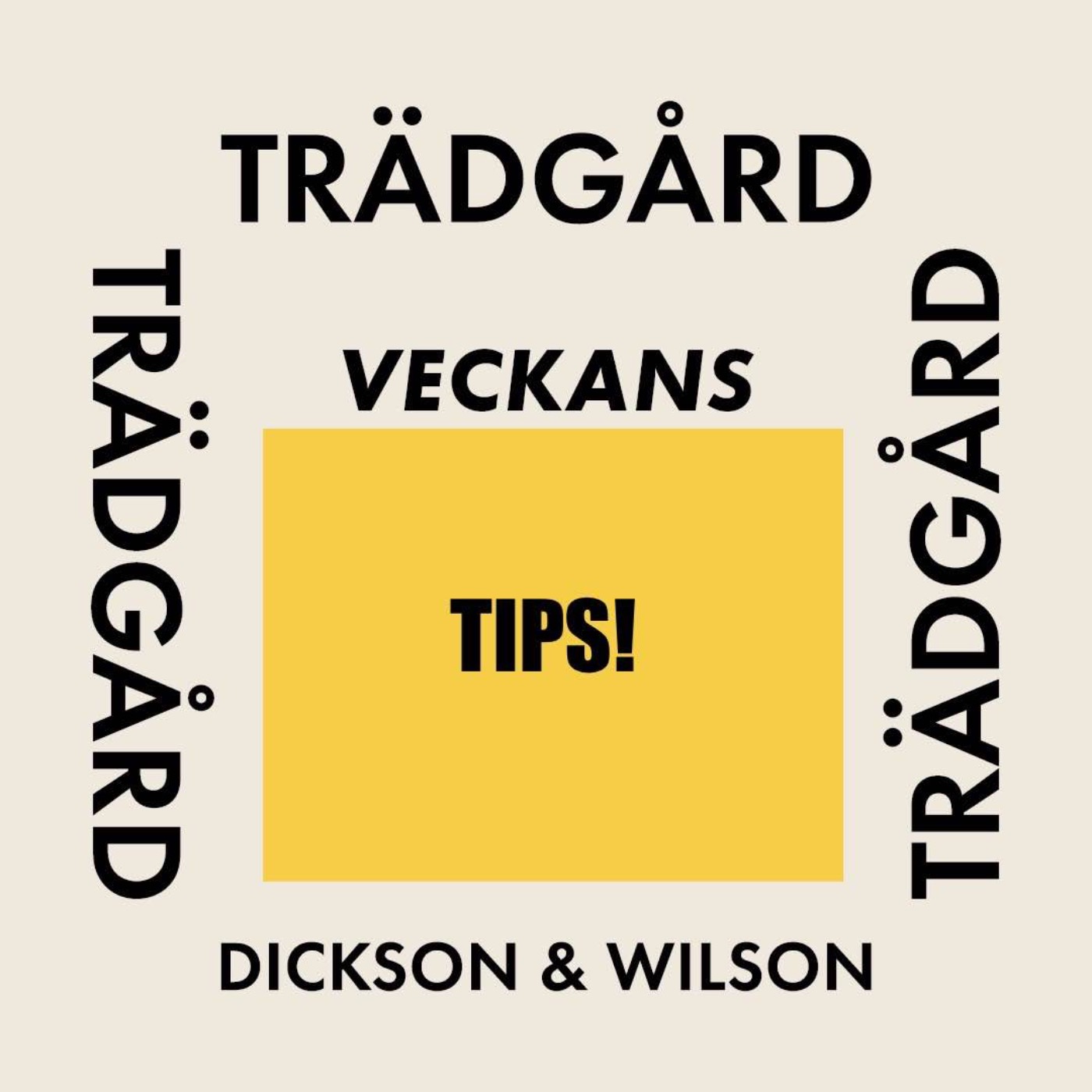 Dickson&Wilson tipsar! Ogräs i trädgården!