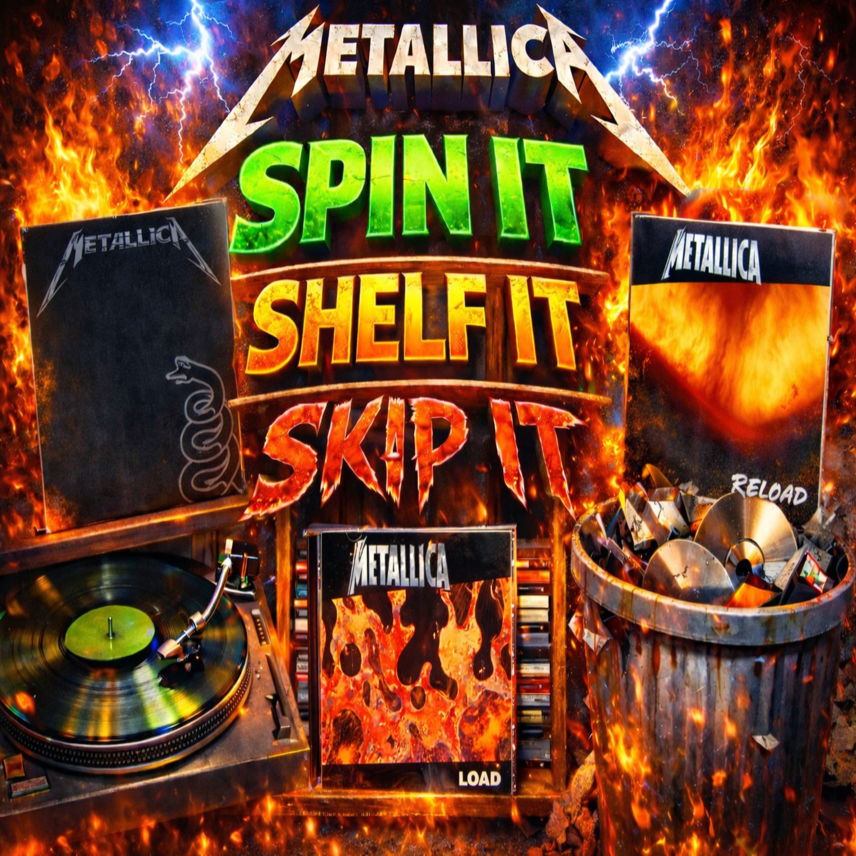 Spin , Shelf ,Skip It Metallica Edition episode artwork