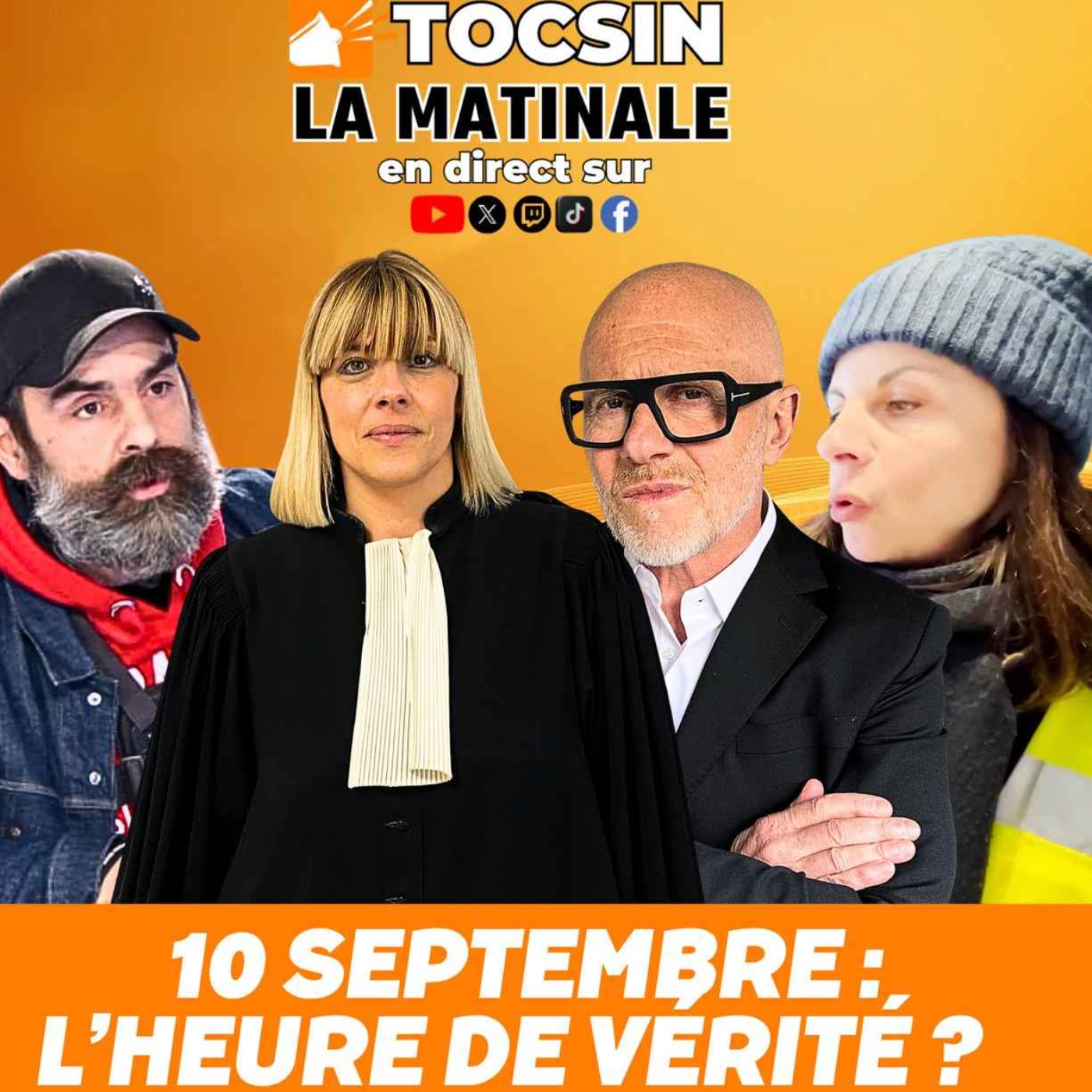 La Matinale Tocsin du 05/09 : 10 septembre, l'heure de vérité ? Avec Jérôme Rodrigues