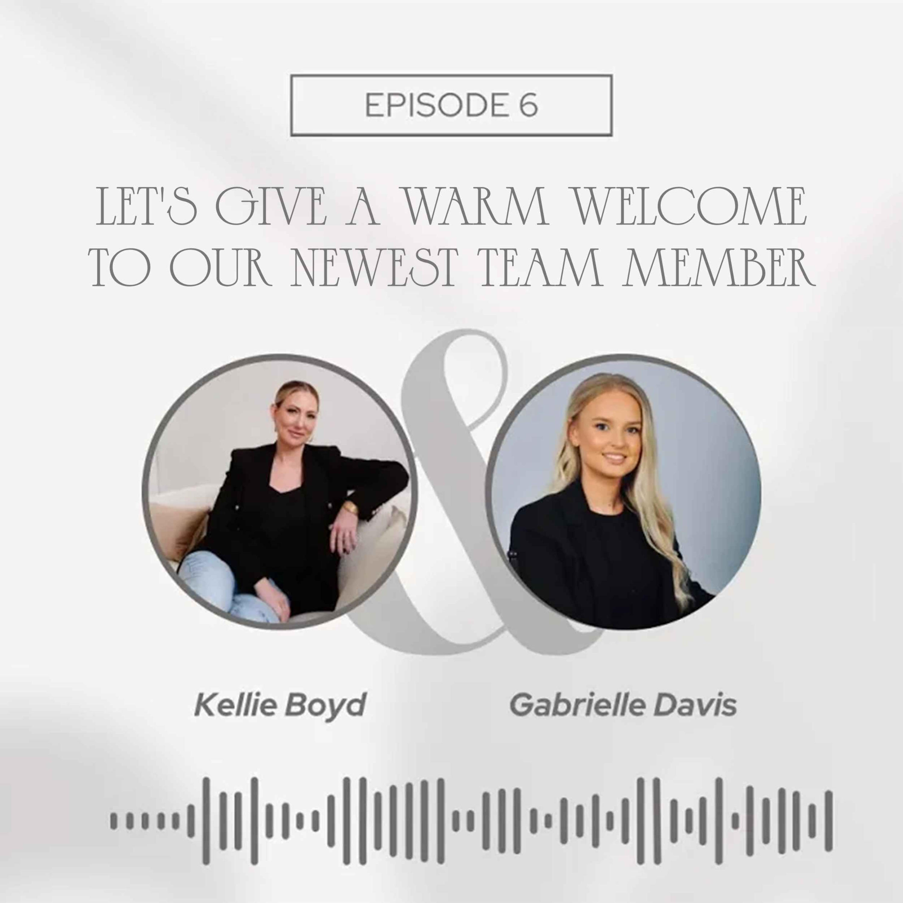 Let's Give A Warm Welcome To Our Newest Team Member - With Gabrielle Davis