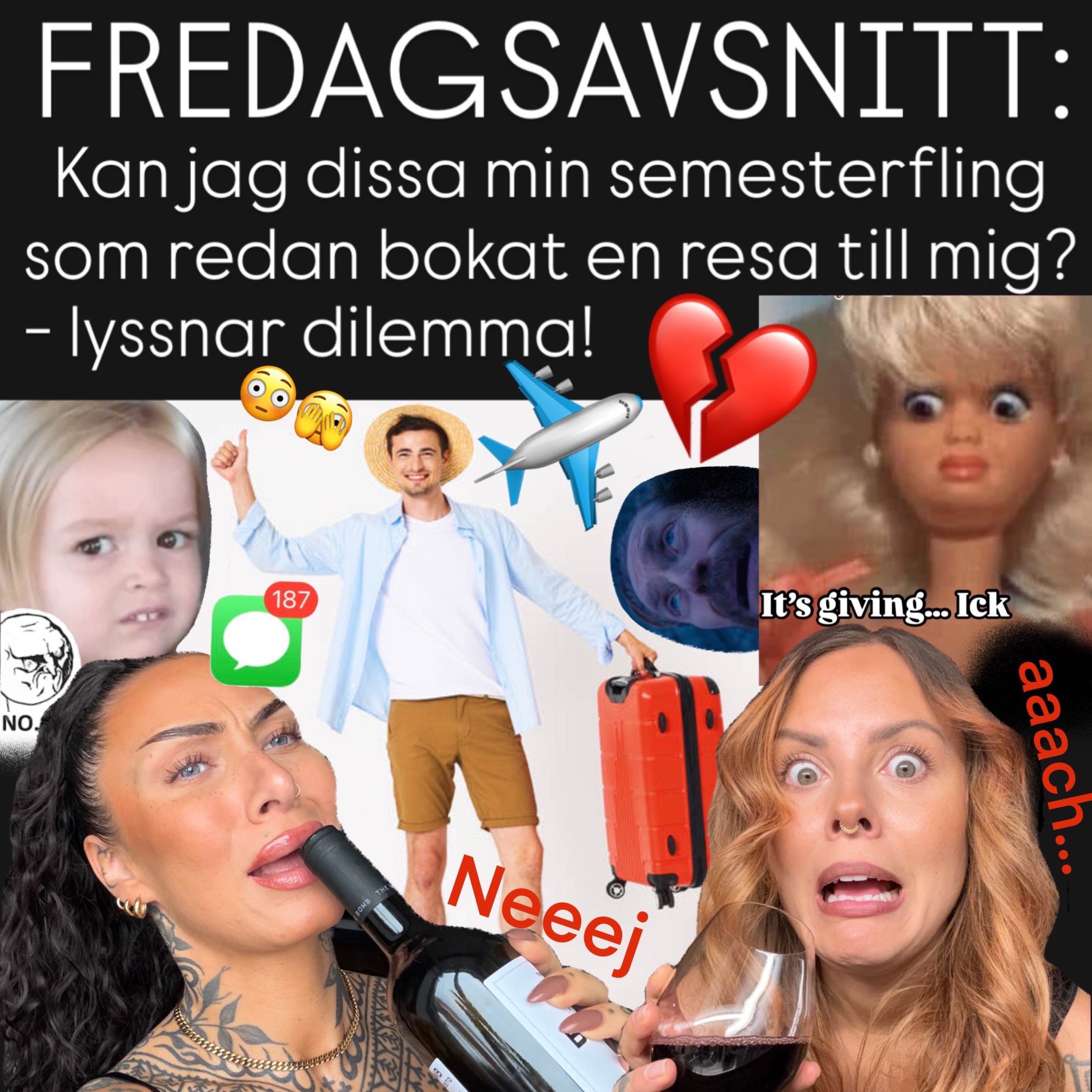 FREDAGSAVSNITT: Kan jag dissa min semesterfling som redan bokat en resa till mig? - lyssnar dilemma! episode artwork