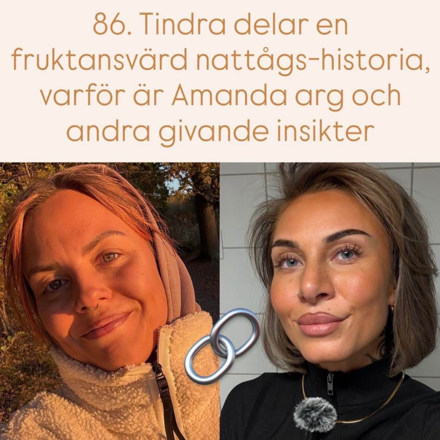86. Tindra delar en fruktansvärd nattågs-historia, varför är Amanda arg och andra givande insikter episode artwork