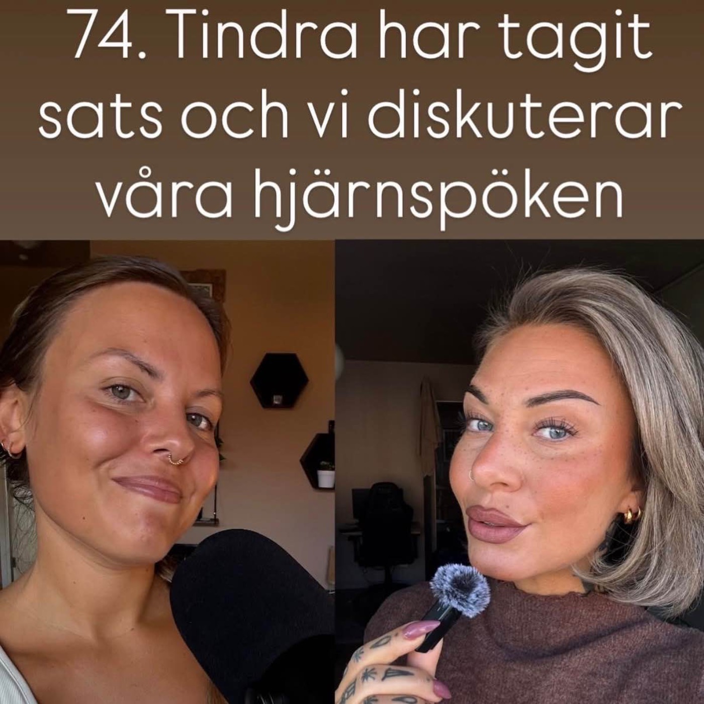 74. Tindra har tagit sats och vi diskuterar våra hjärnspöken episode artwork