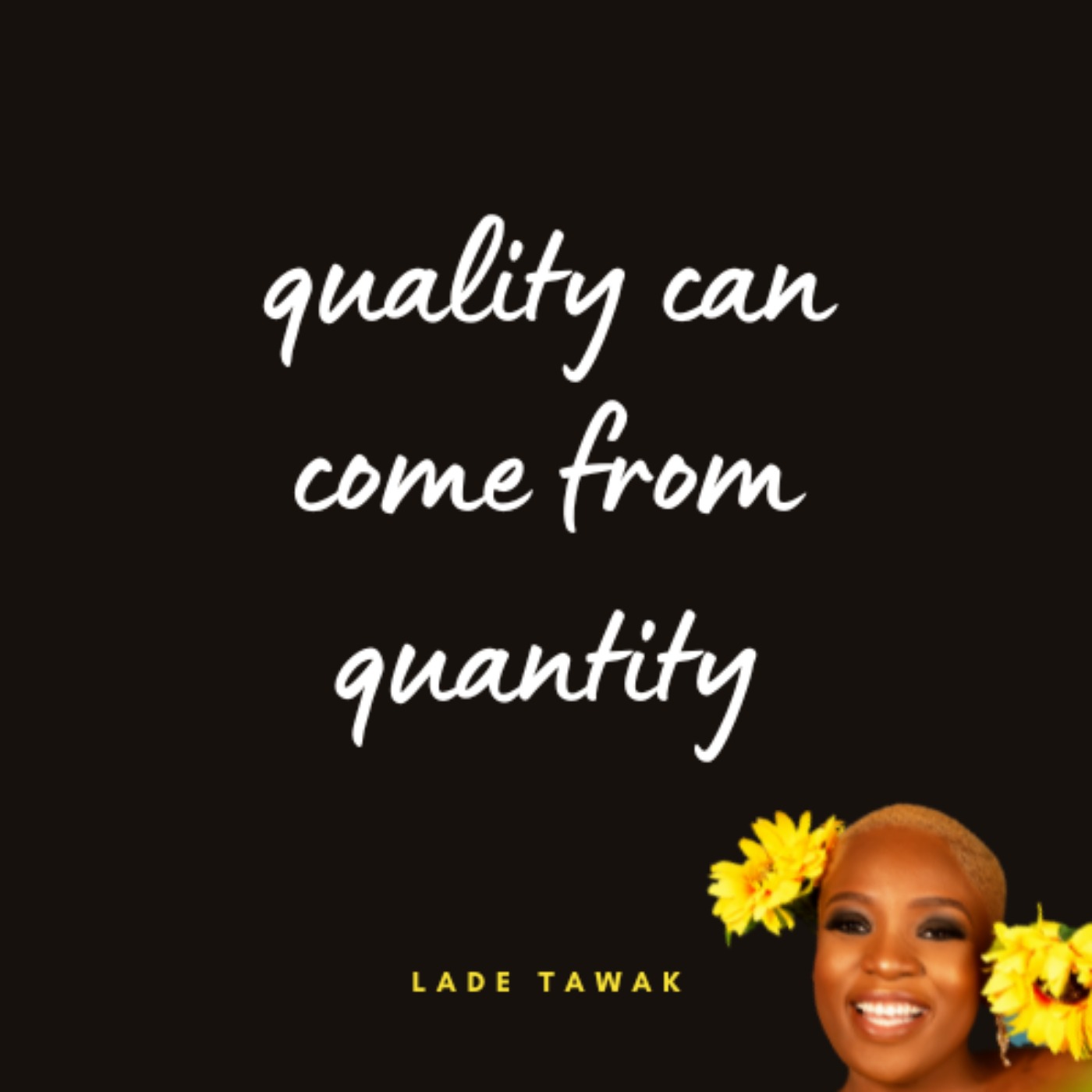 S02E106 - Quality can come from quantity