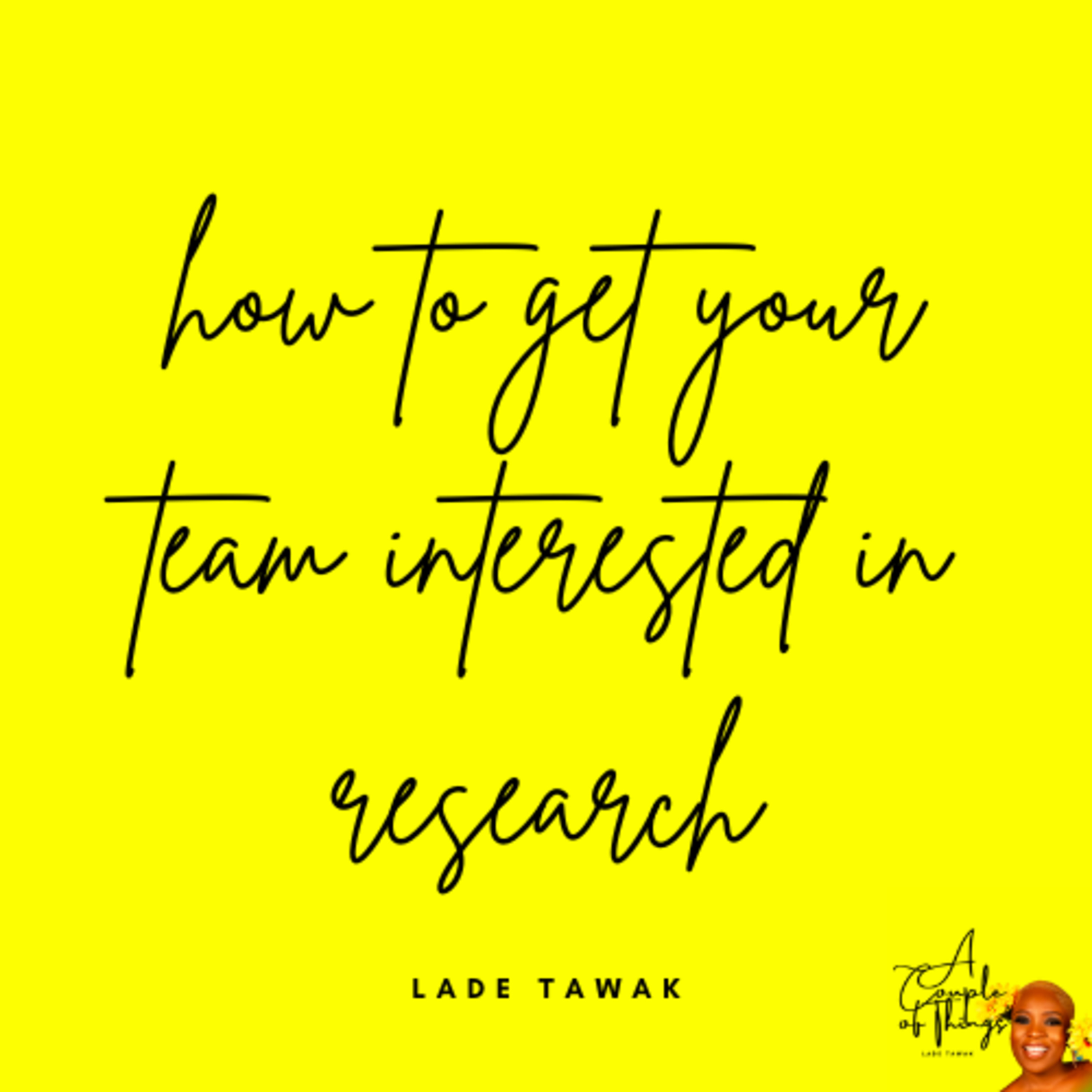 A Couple of Things by Lade Tawak