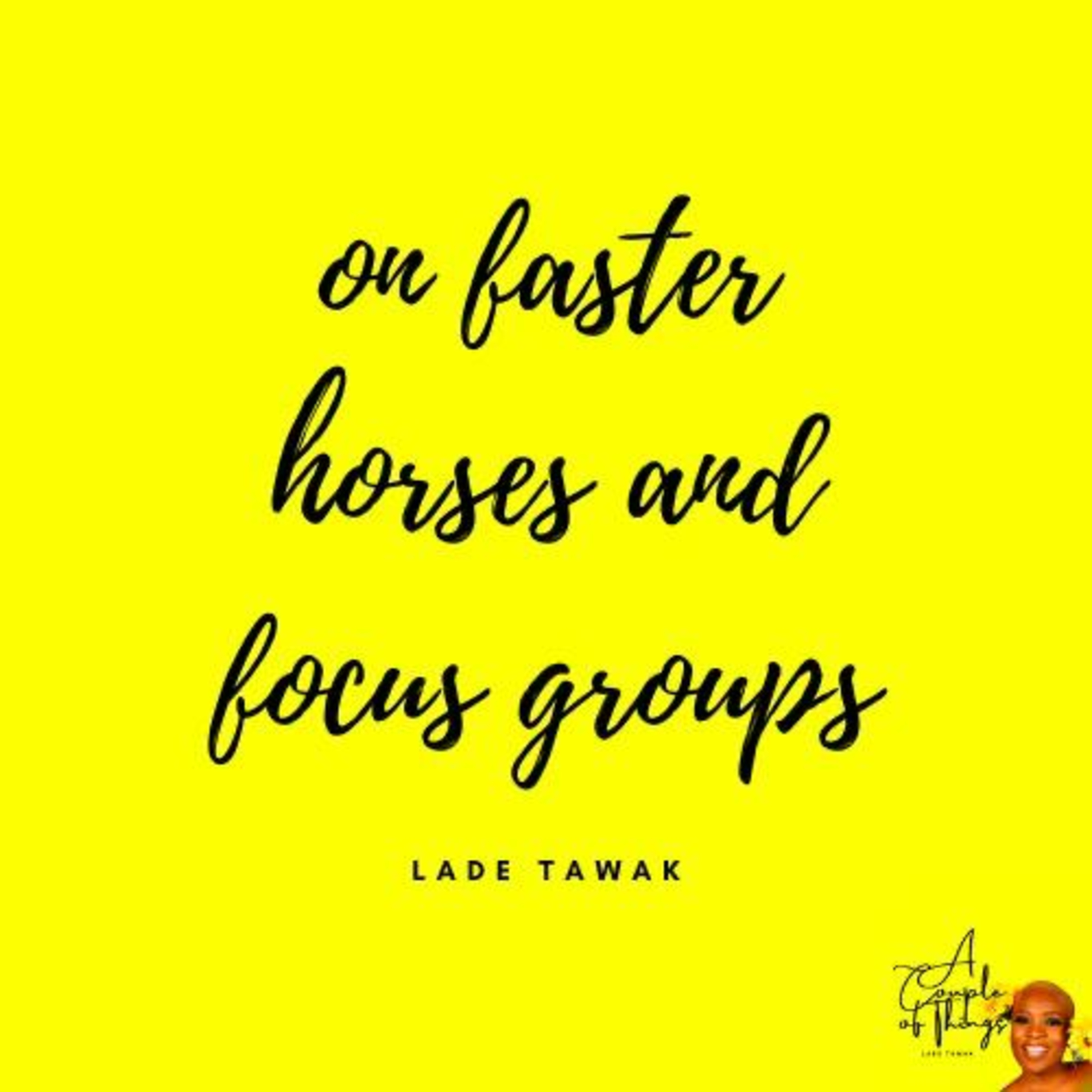 A Couple of Things by Lade Tawak